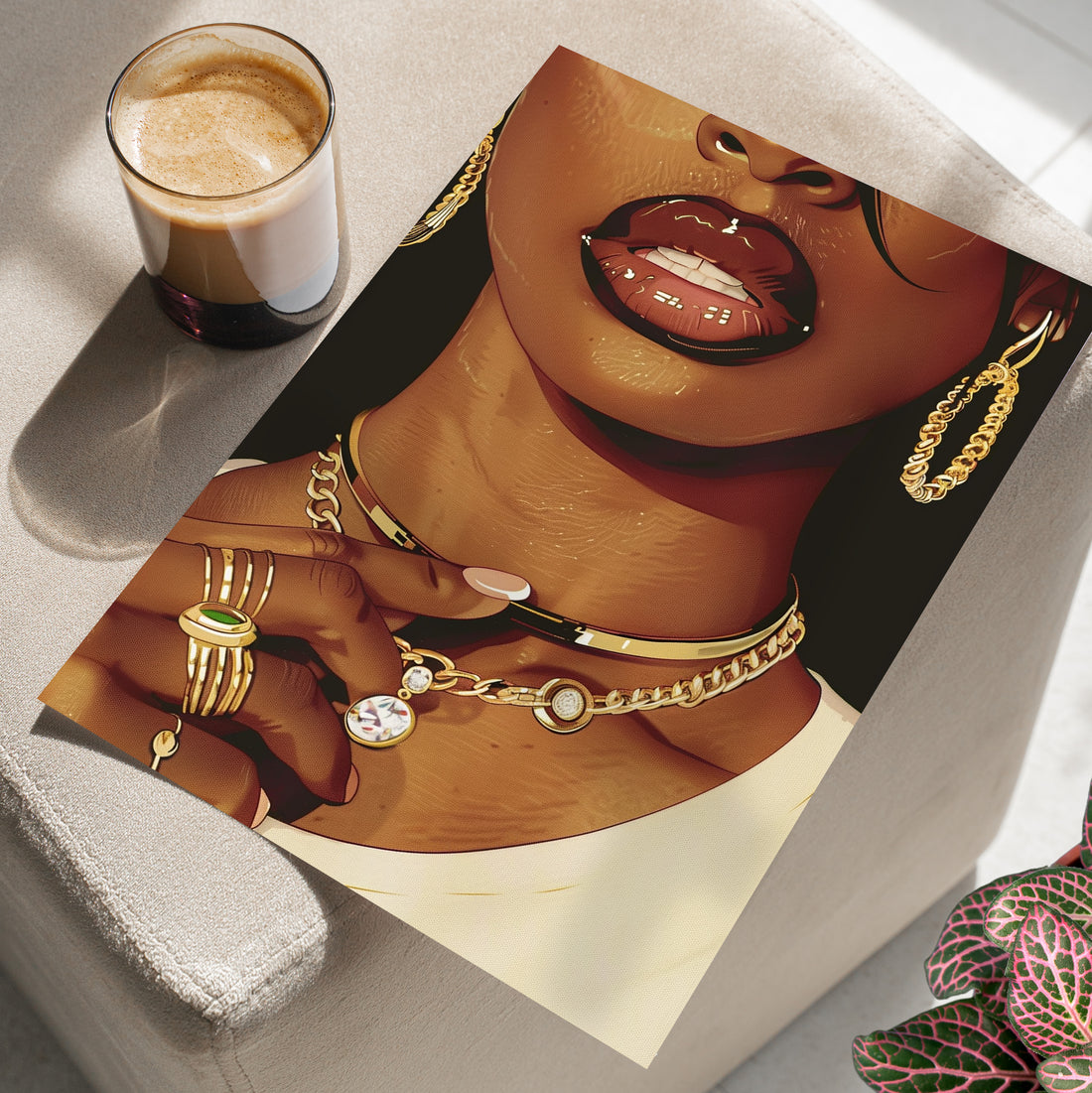 Golden Luxe Confidence Portrait