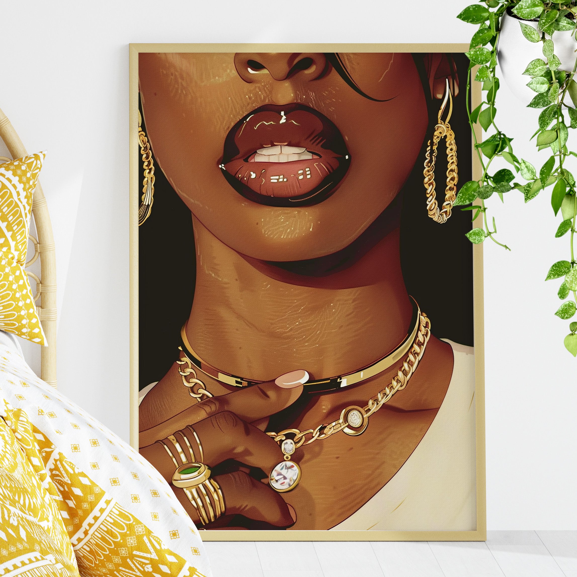 Golden Luxe Confidence Portrait