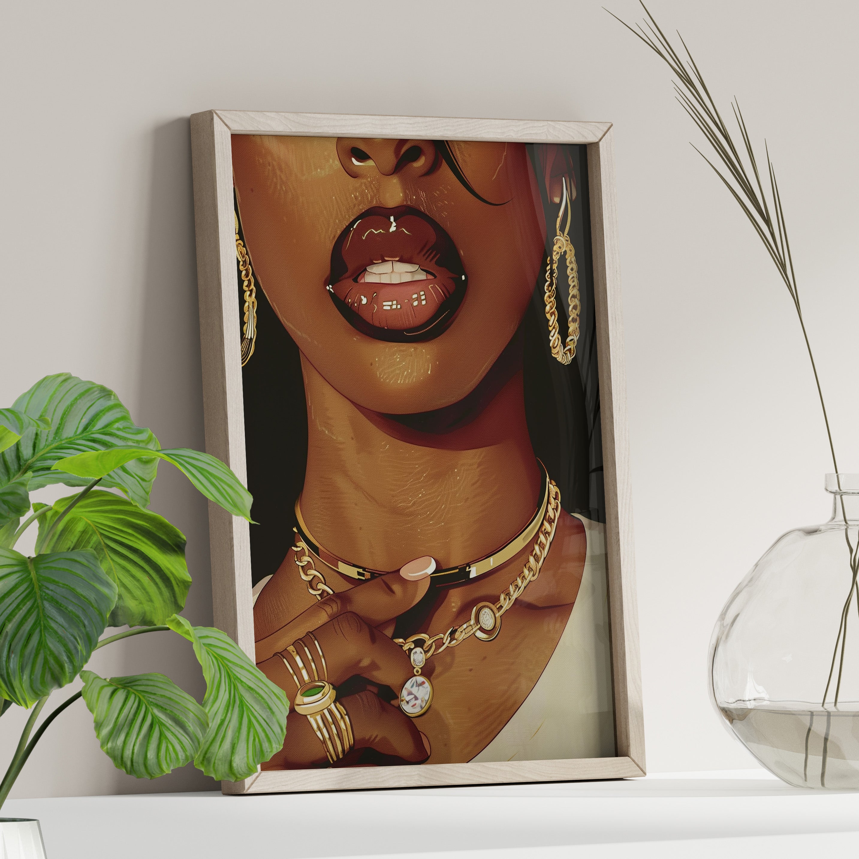Golden Luxe Confidence Portrait