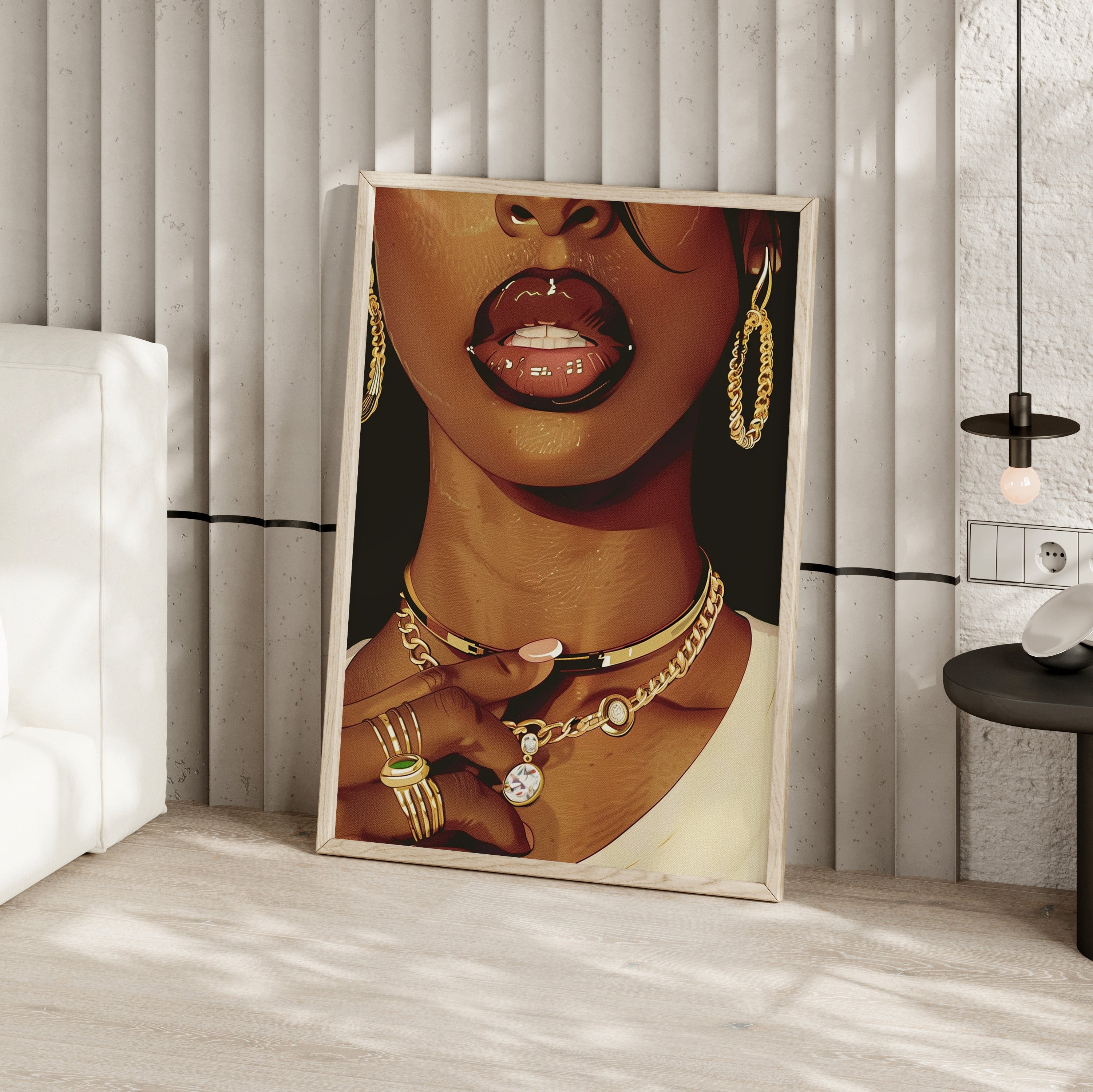 Golden Luxe Confidence Portrait