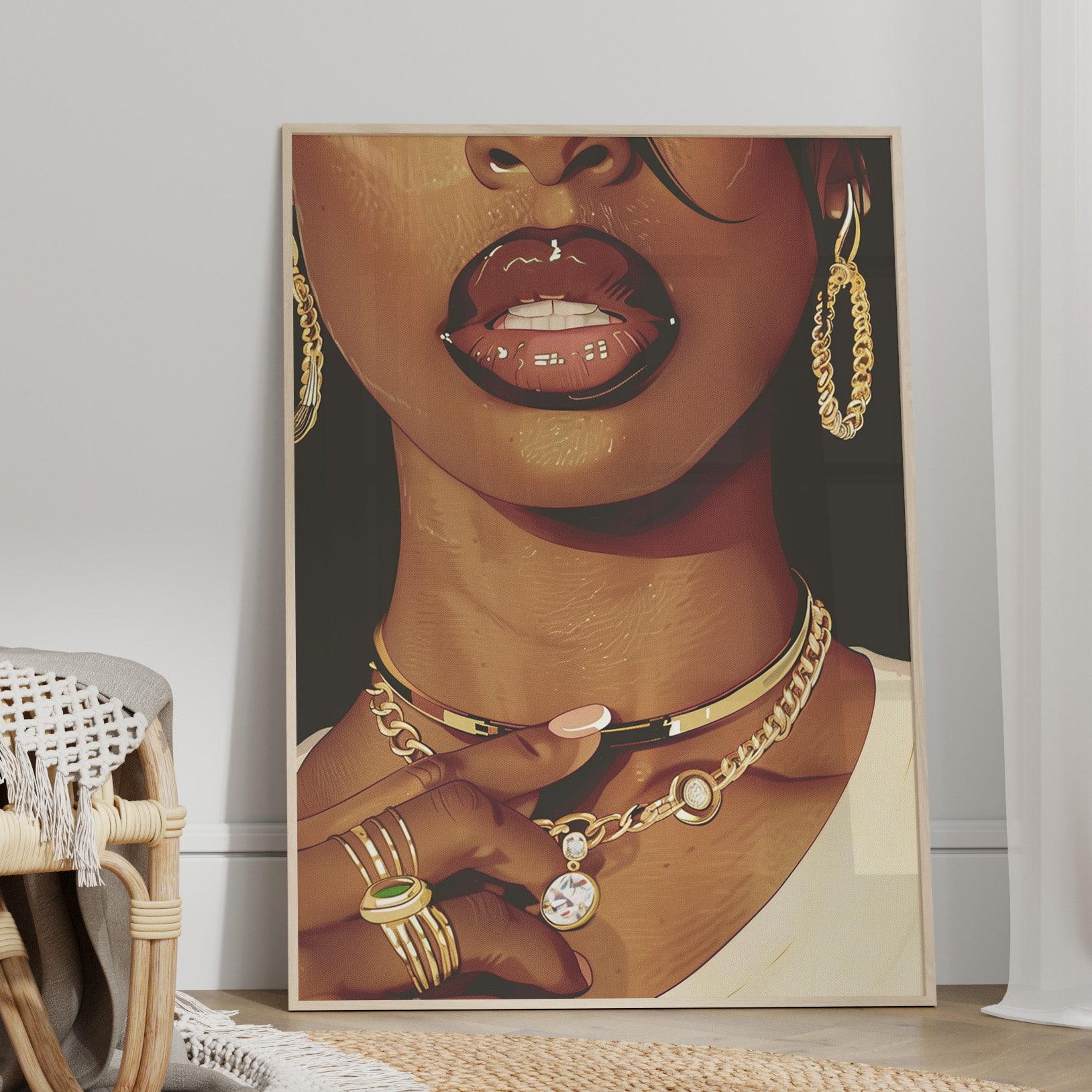 Golden Luxe Confidence Portrait