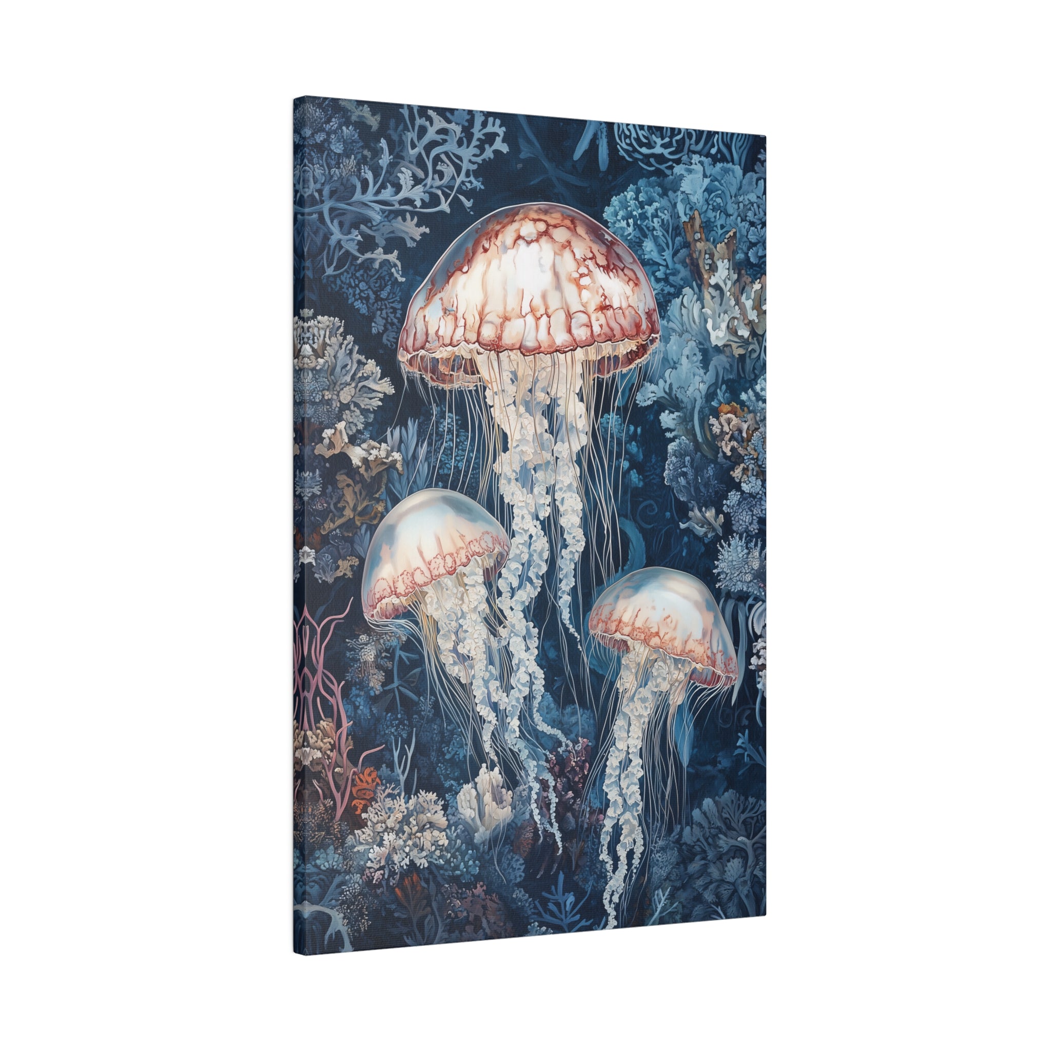 .75" Matte Canvas - Ethereal Ocean Jellyfish