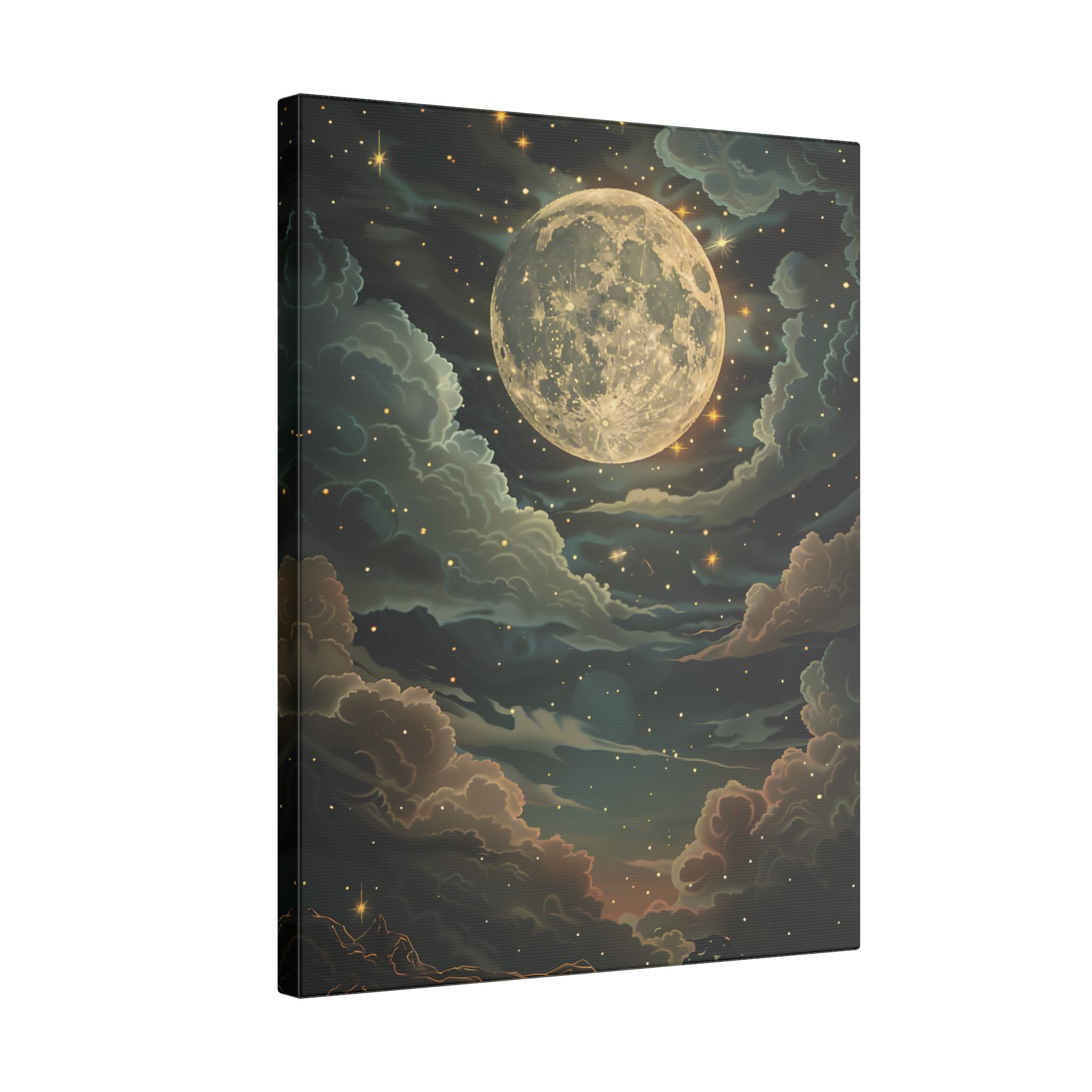.75" Matte Canvas - Enchanting Lunar Glow