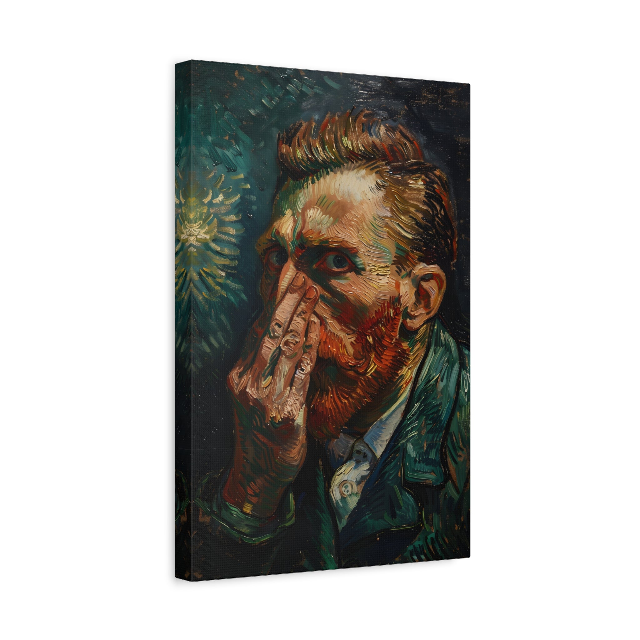 1.25" Matte Canvas - Van Gogh Stinky Glare
