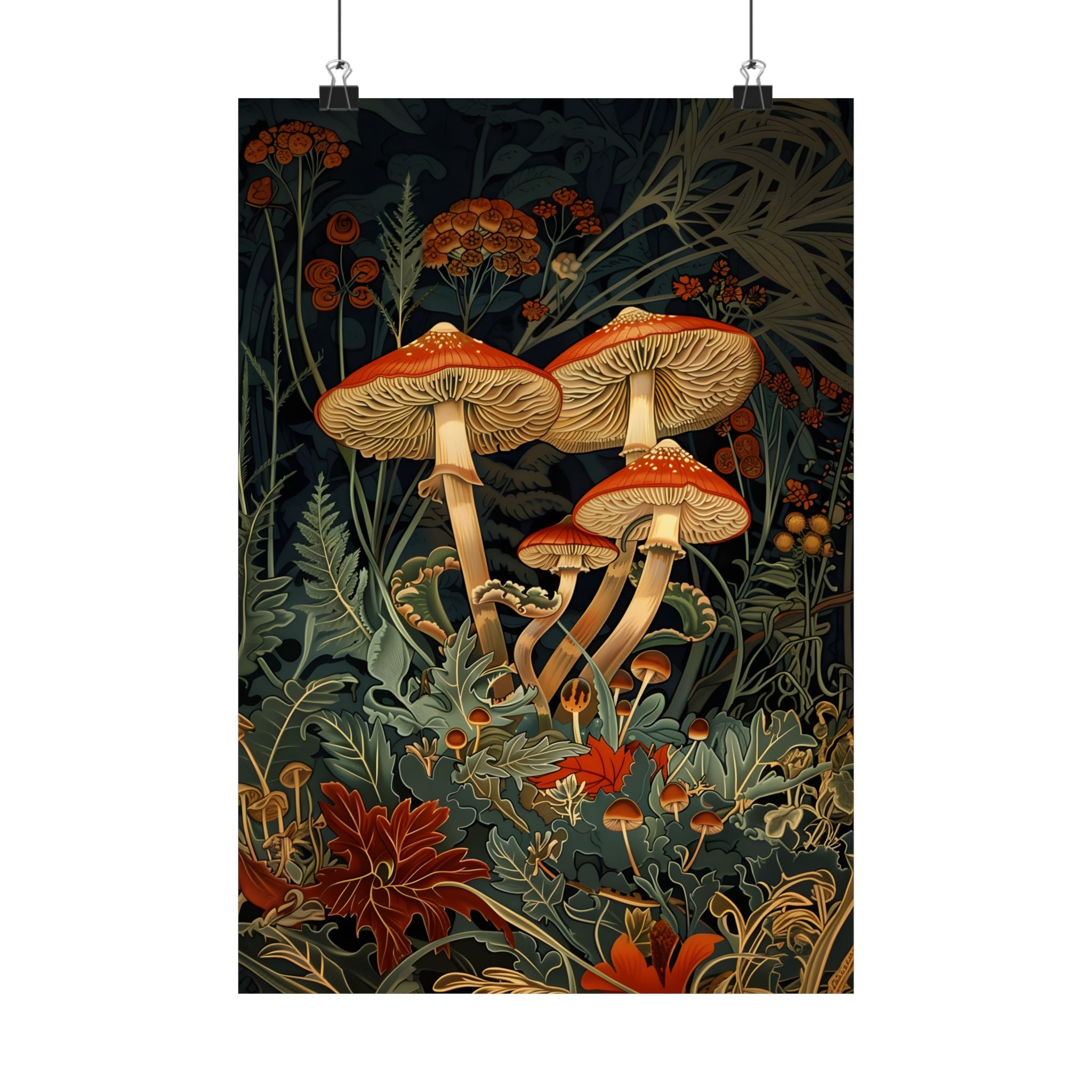 Elegant Mushroom Reverie
