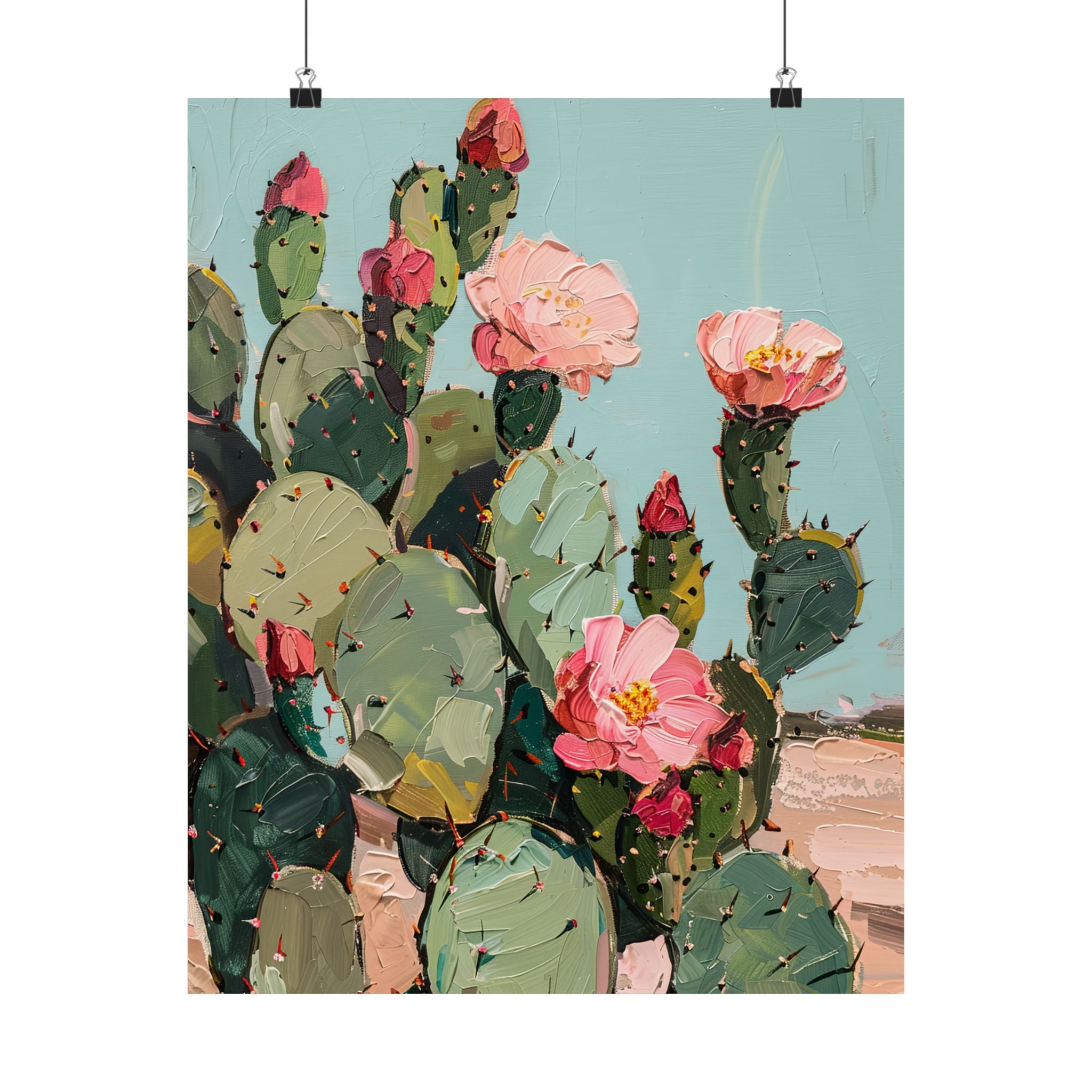 Arizona Blooming Cactus Color