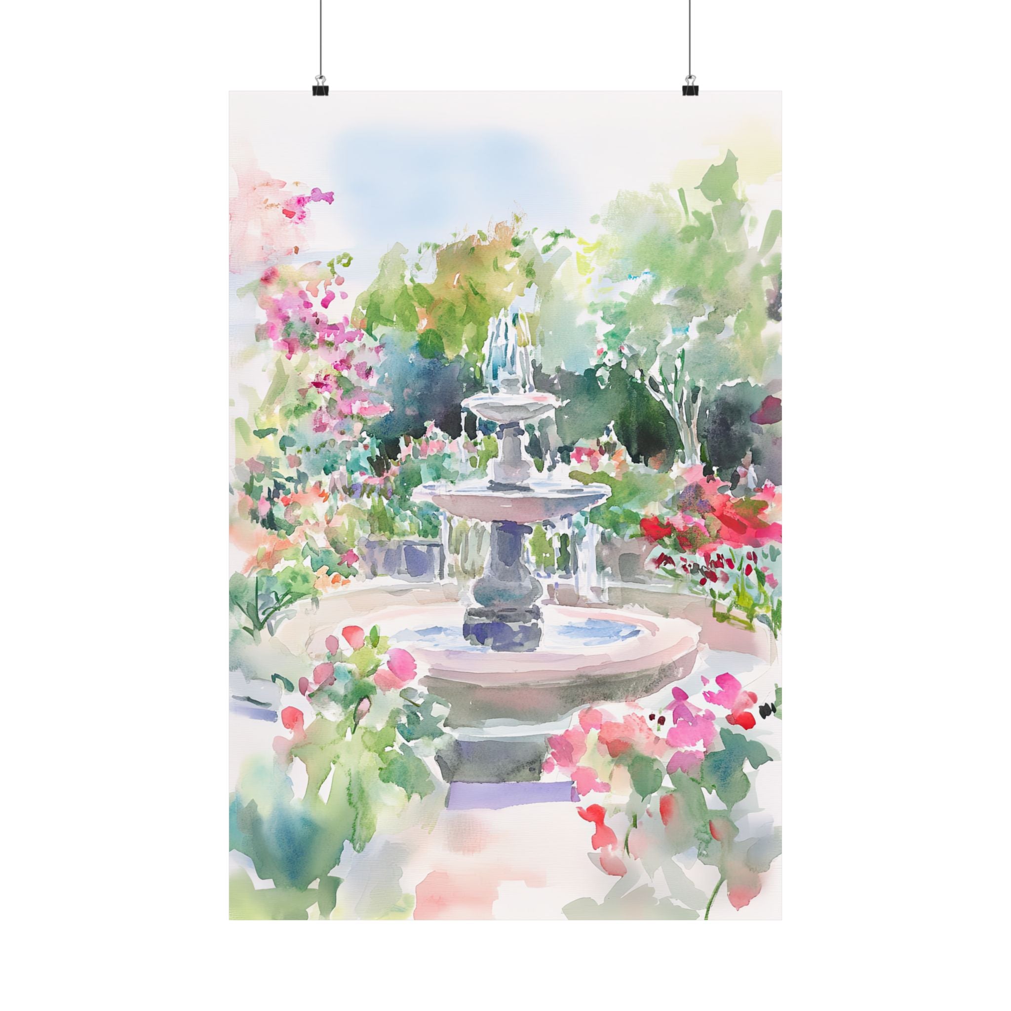 Charleston Garden Fountain View