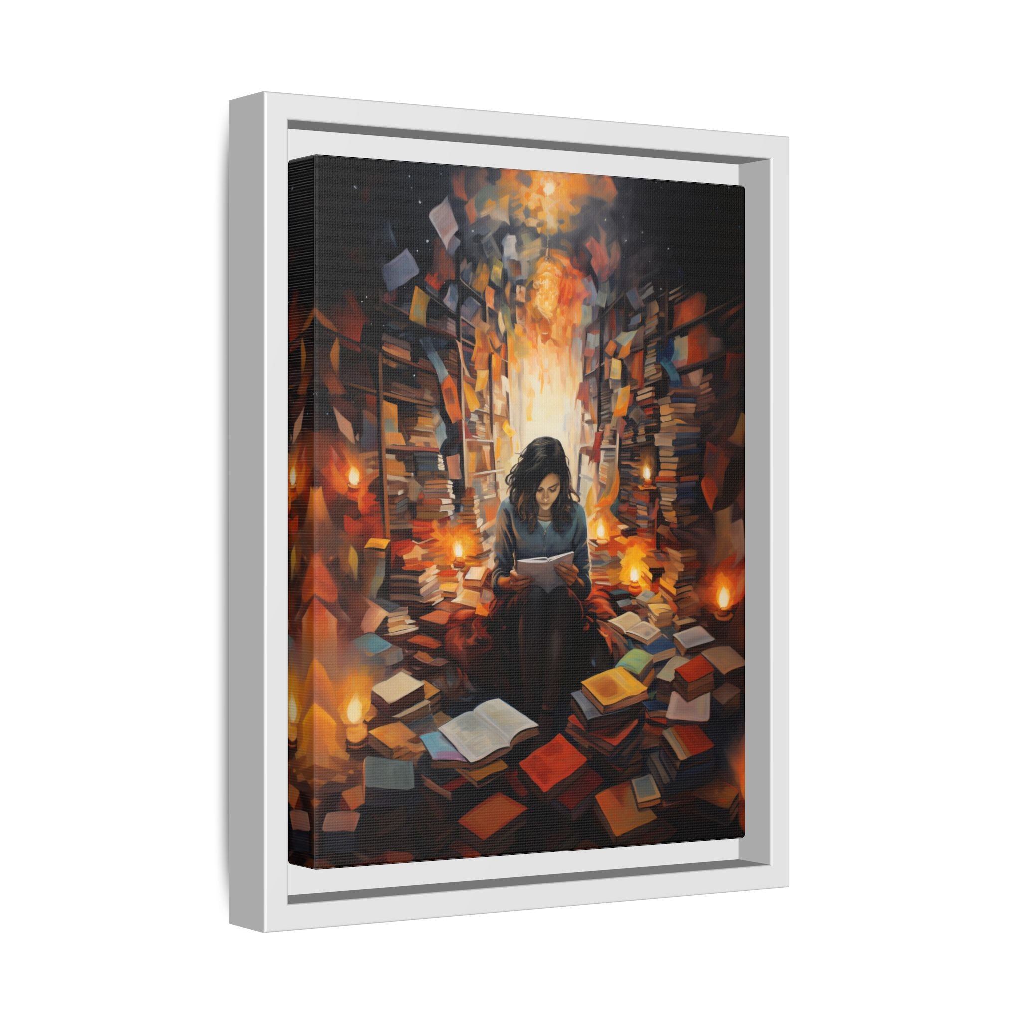 Framed Canvas - The Sanctuary of Stories