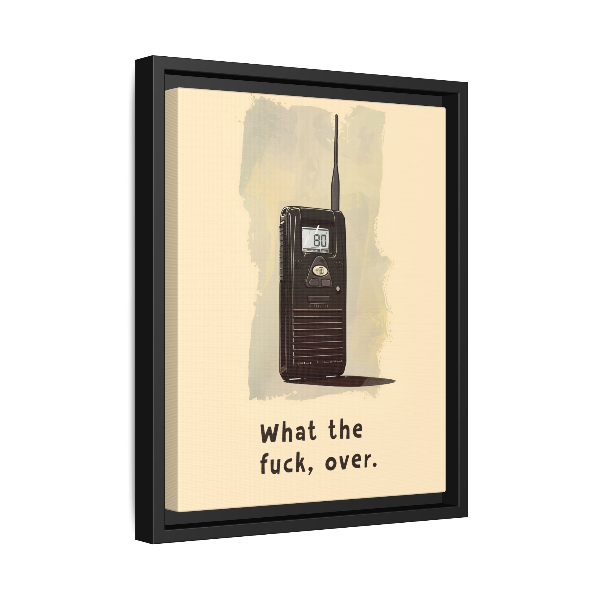 Framed Canvas - Walkie Talkie WTF Moment