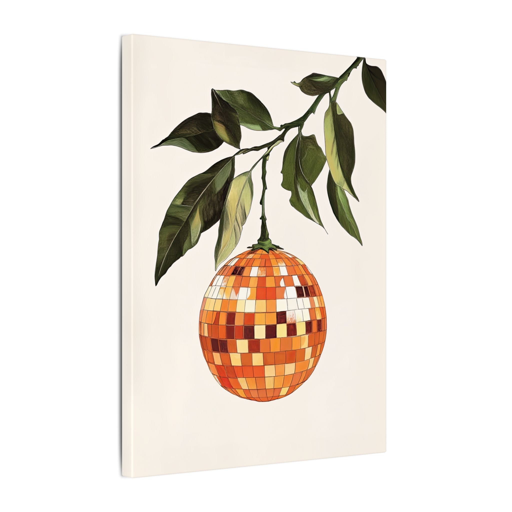 .75" Matte Canvas - Citrus Disco Glow Drop