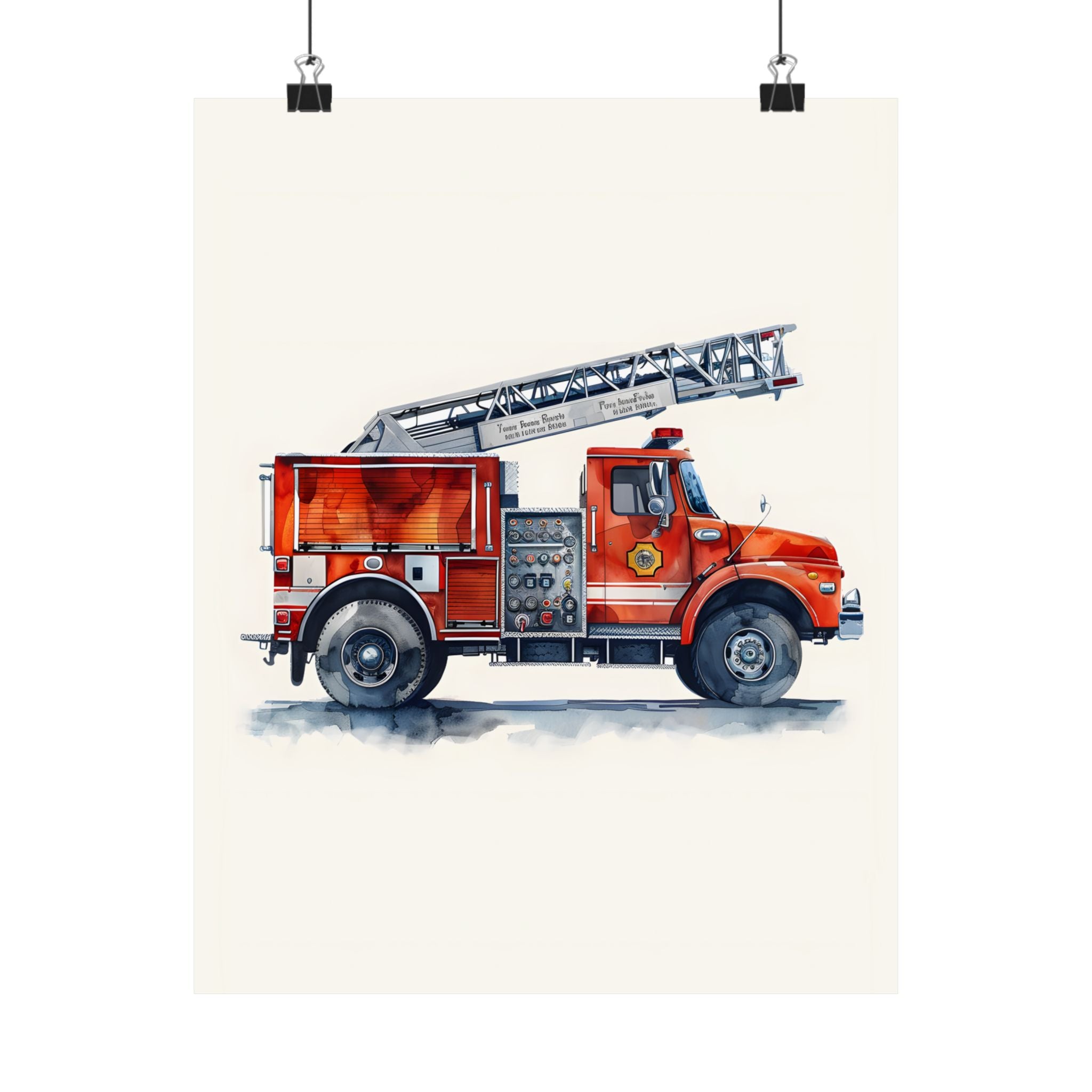 Ladder Firetruck Nursery