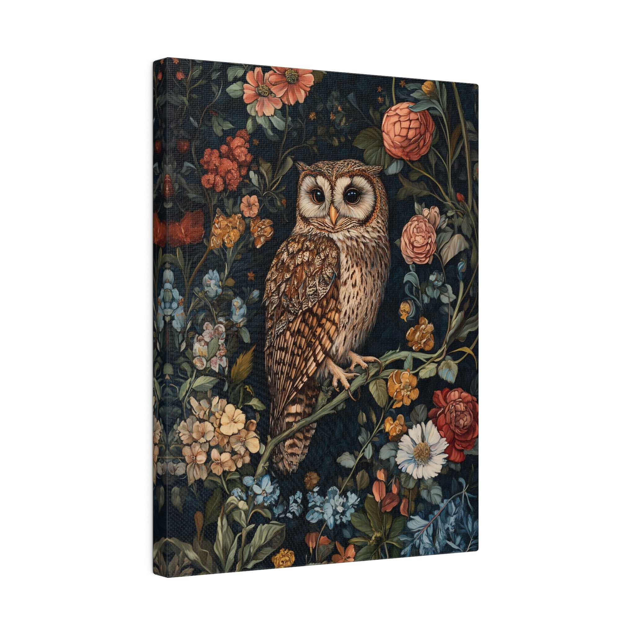 .75" Matte Canvas - Guardian of the Floral Night