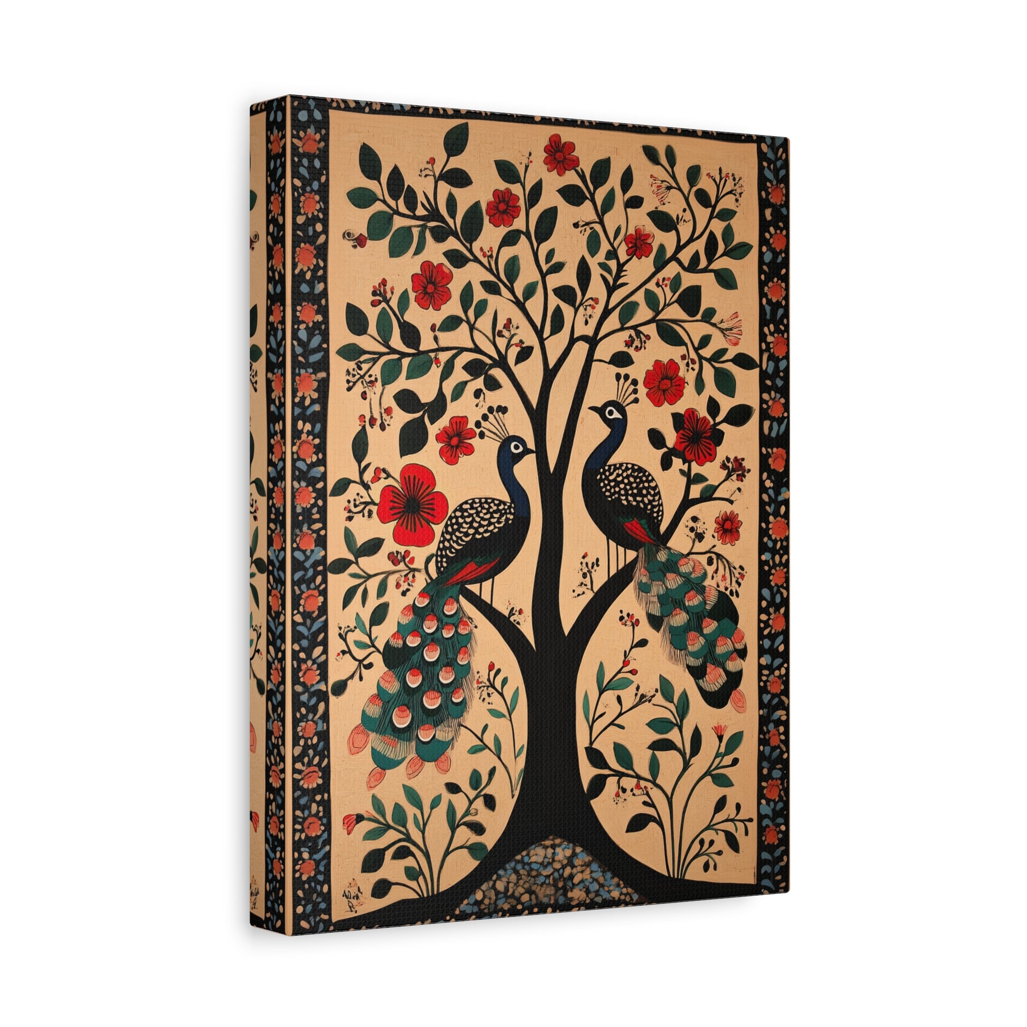 1.25" Matte Canvas - Lovers Under Blooming Canopy