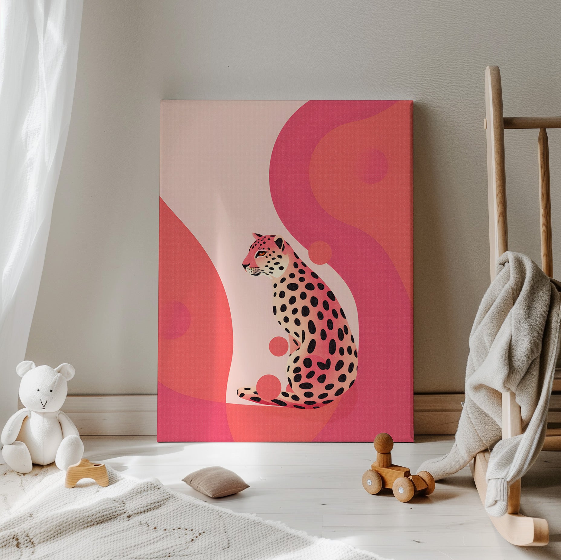 .75" Matte Canvas - Cheetah&