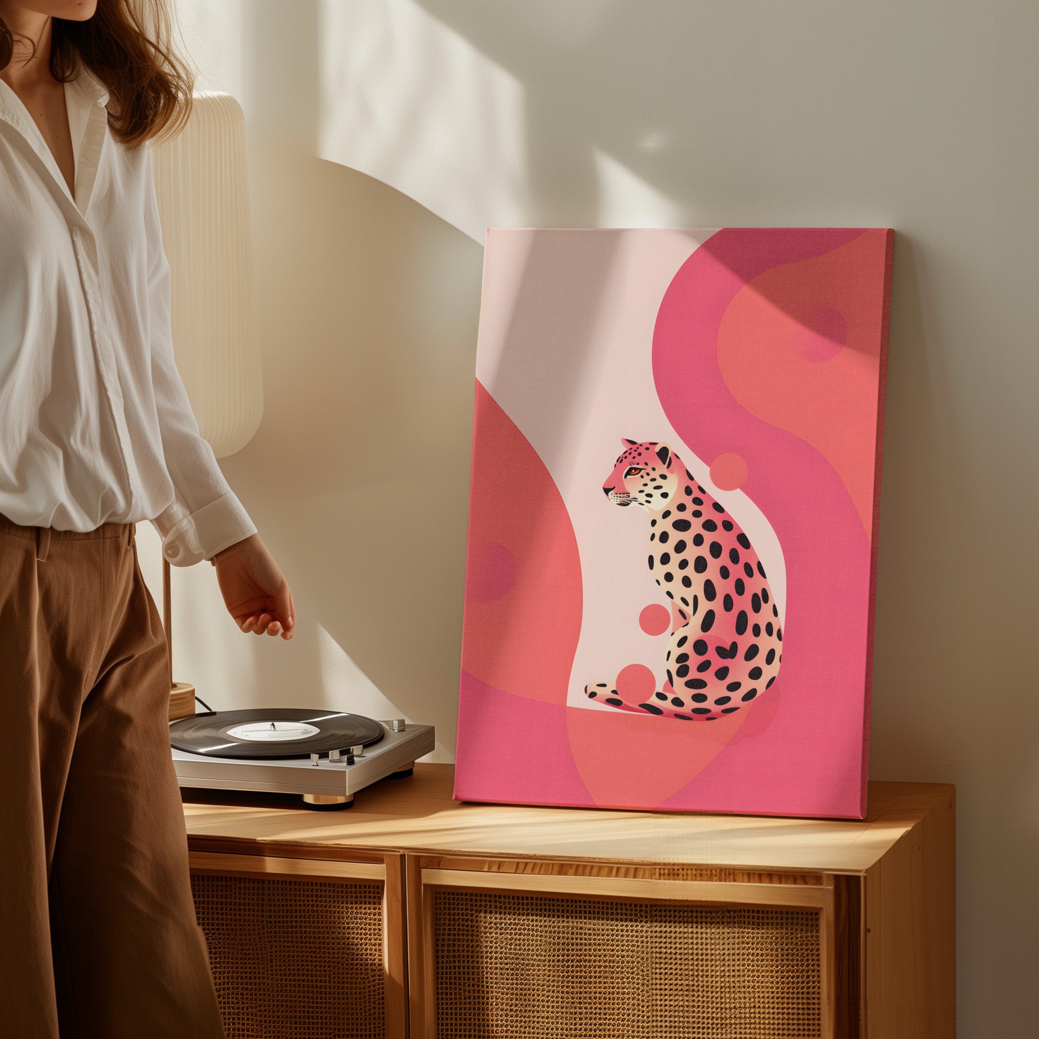 .75" Matte Canvas - Cheetah&