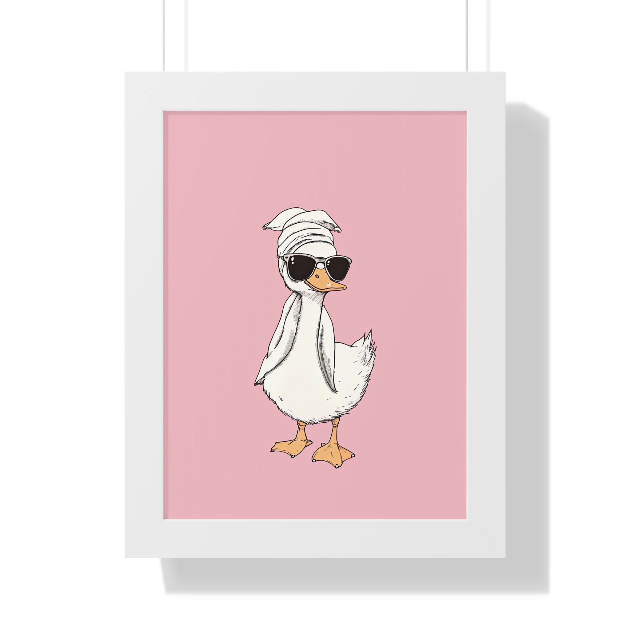 Framed Paper Print - Sassy Duck Retreat