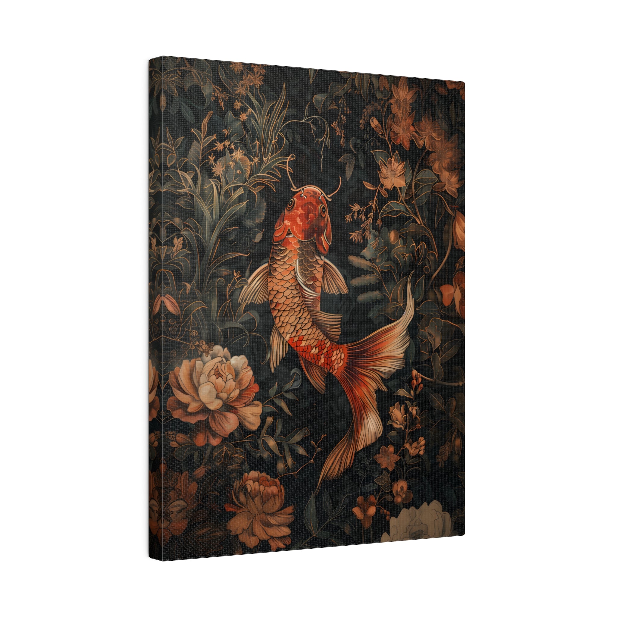 .75" Matte Canvas - Enchanted Koi Garden