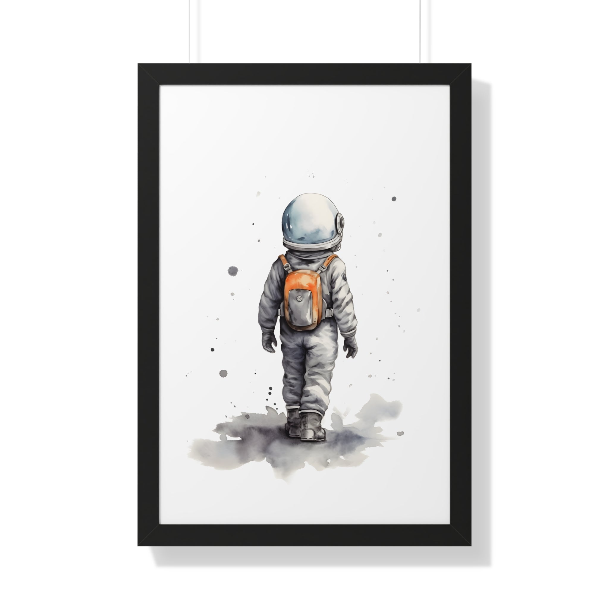 Framed Paper Print - Backpack to the Stars