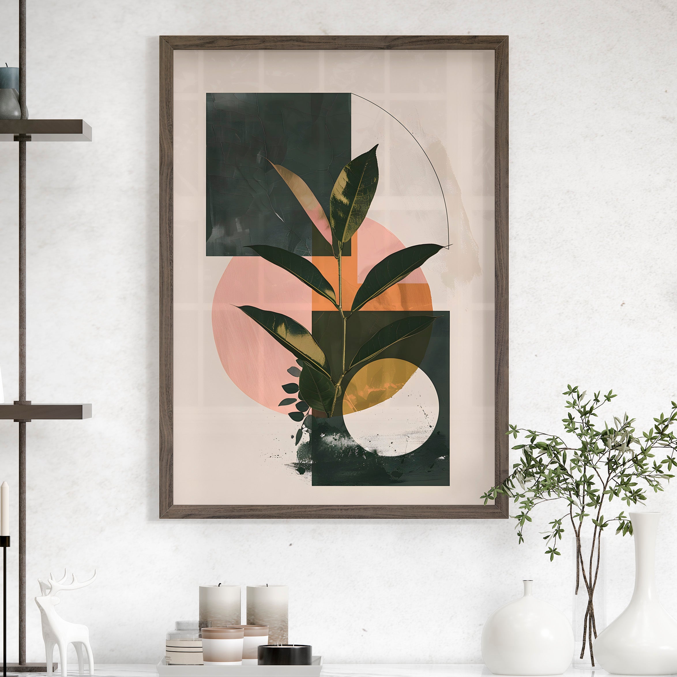 Blush Geometry Leafscape