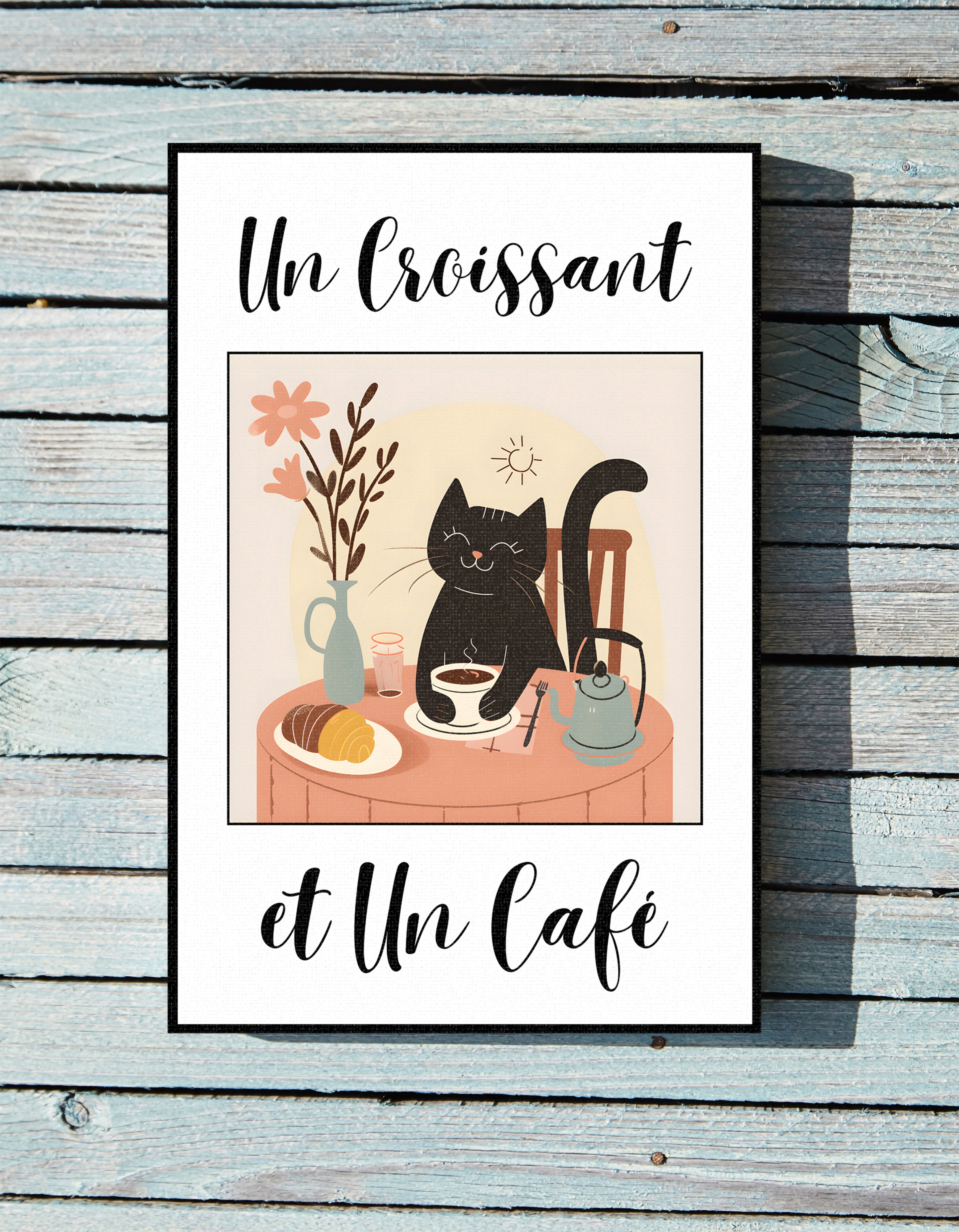 .75" Matte Canvas - Feline&
