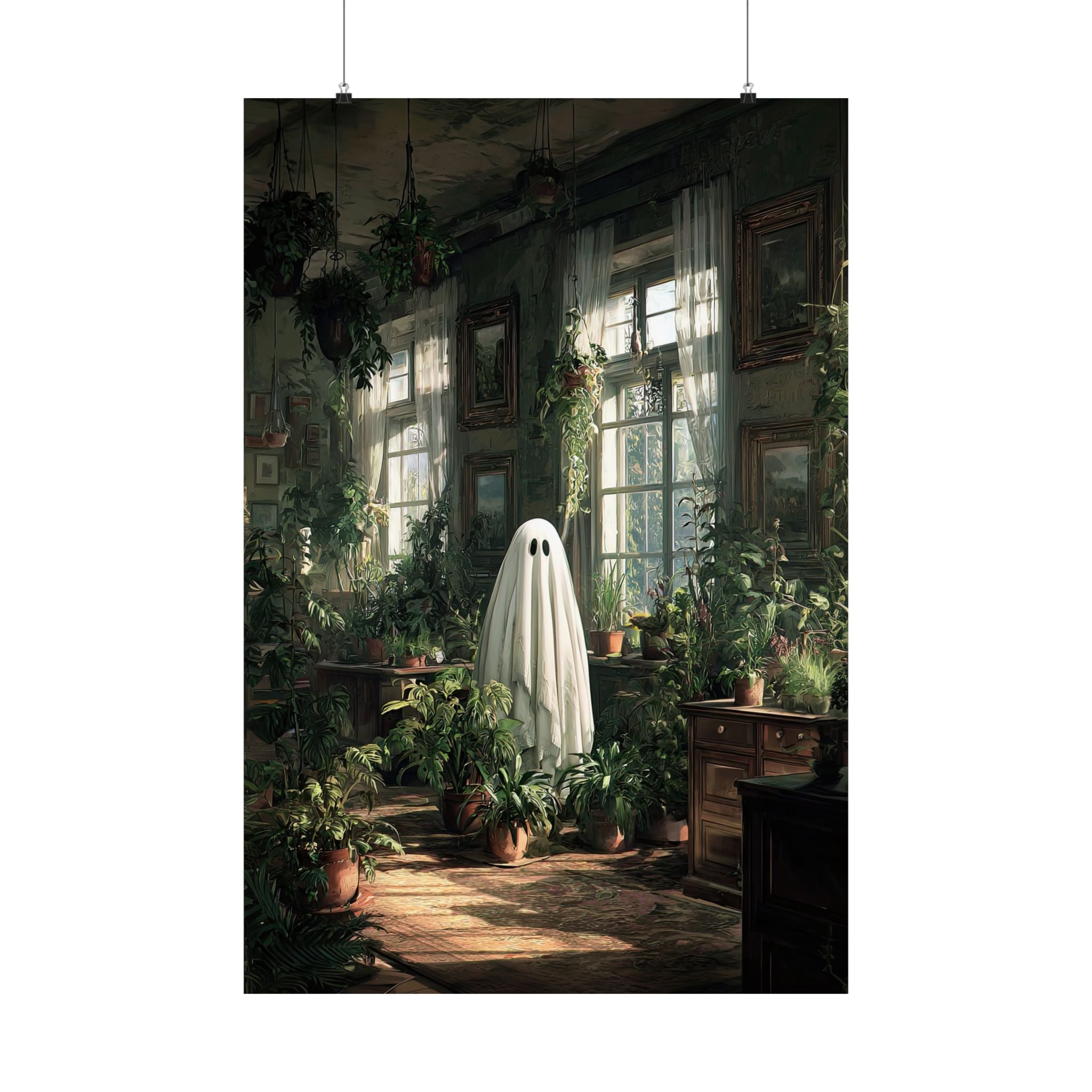 Ghost Among Houseplants