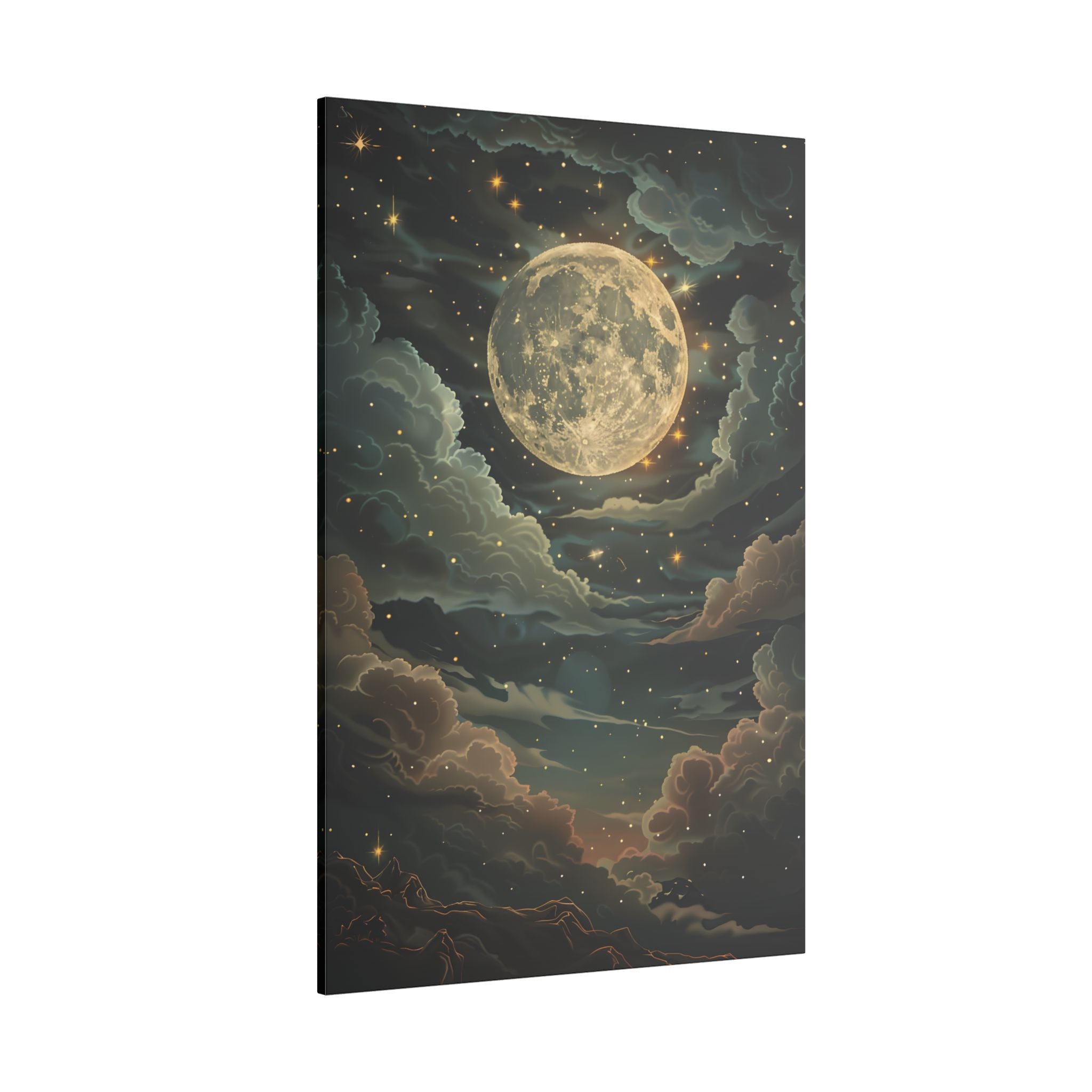 .75" Matte Canvas - Enchanting Lunar Glow