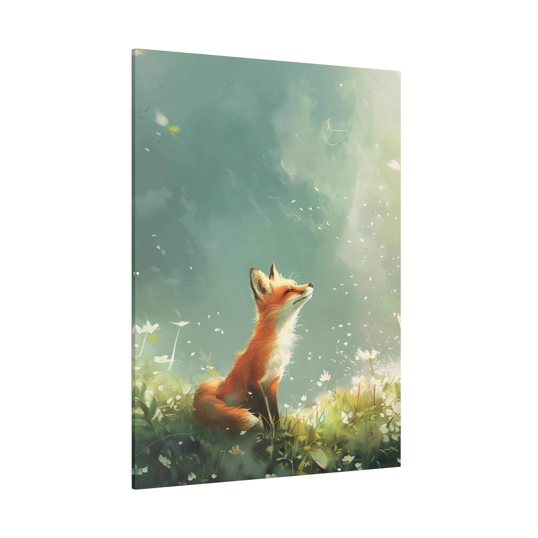 .75" Matte Canvas - Dandelion Fox Wonder