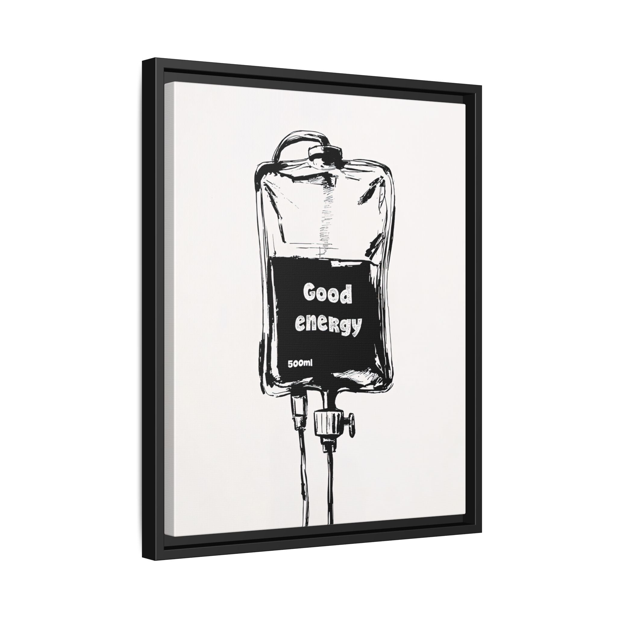 Framed Canvas - Good Energy IV Bag