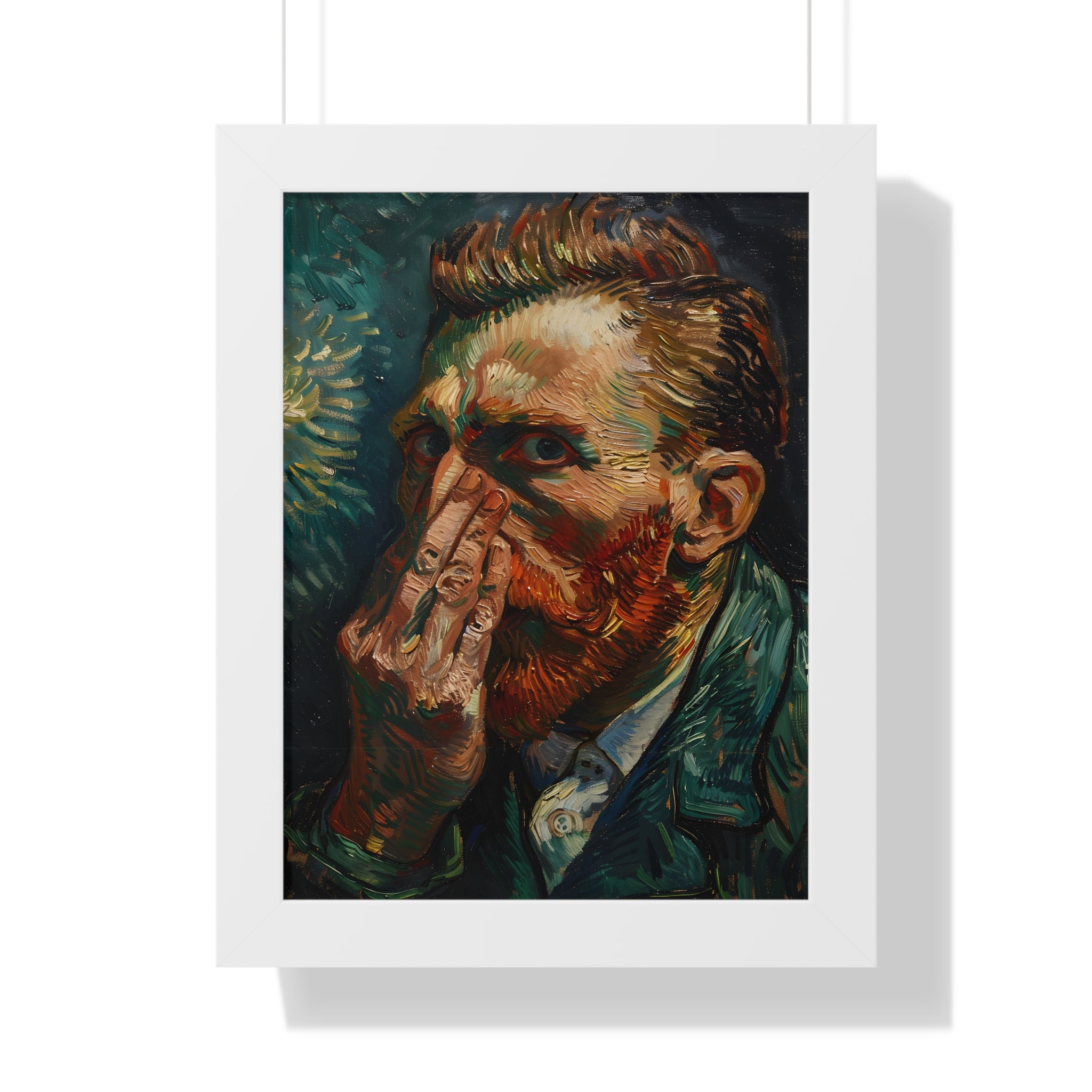 Framed Paper Print - Van Gogh Stinky Glare