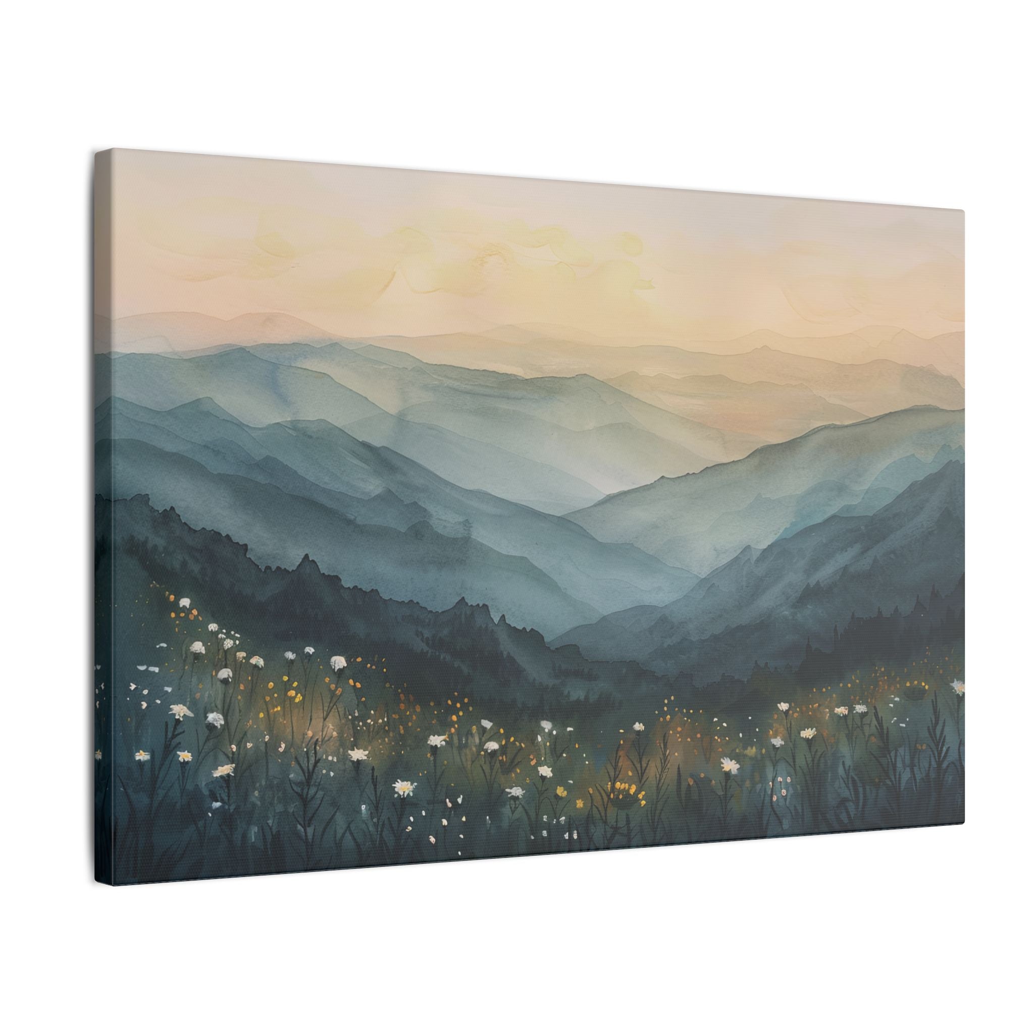 .75" Matte Canvas - Misty Blue Ridge Bloomscape