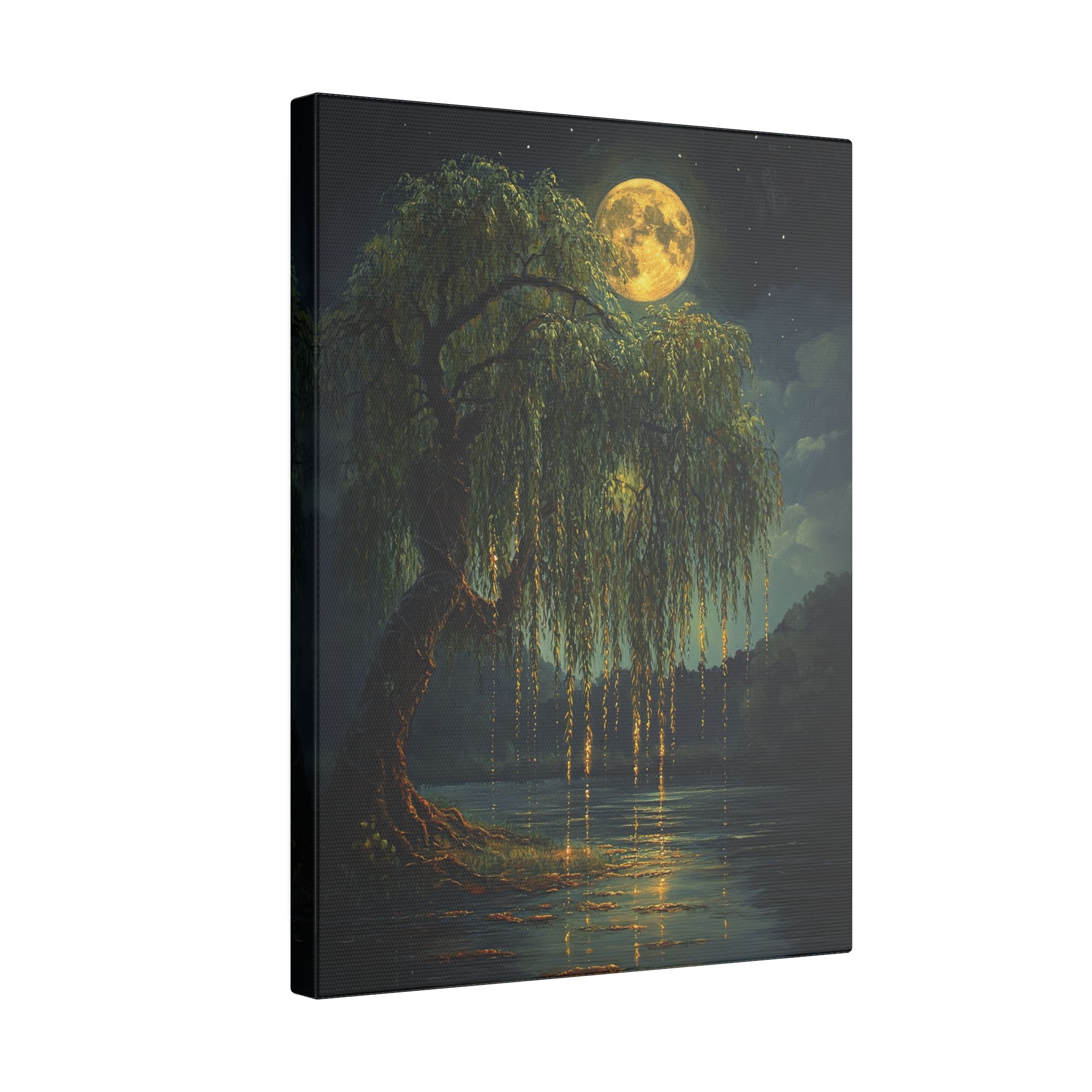 .75" Matte Canvas - Moonlit Willow Glow