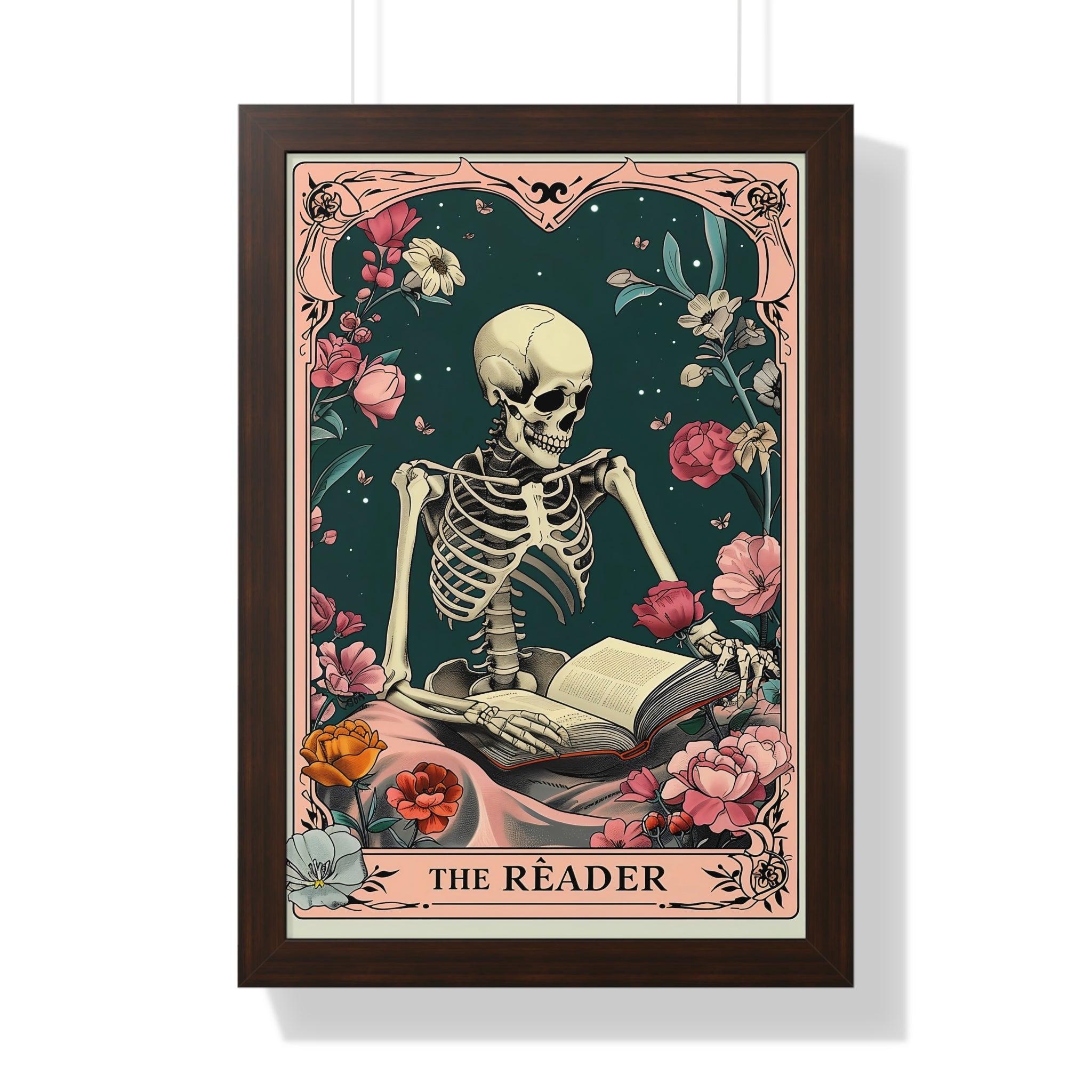 Framed Paper Print - The Eternal Reader