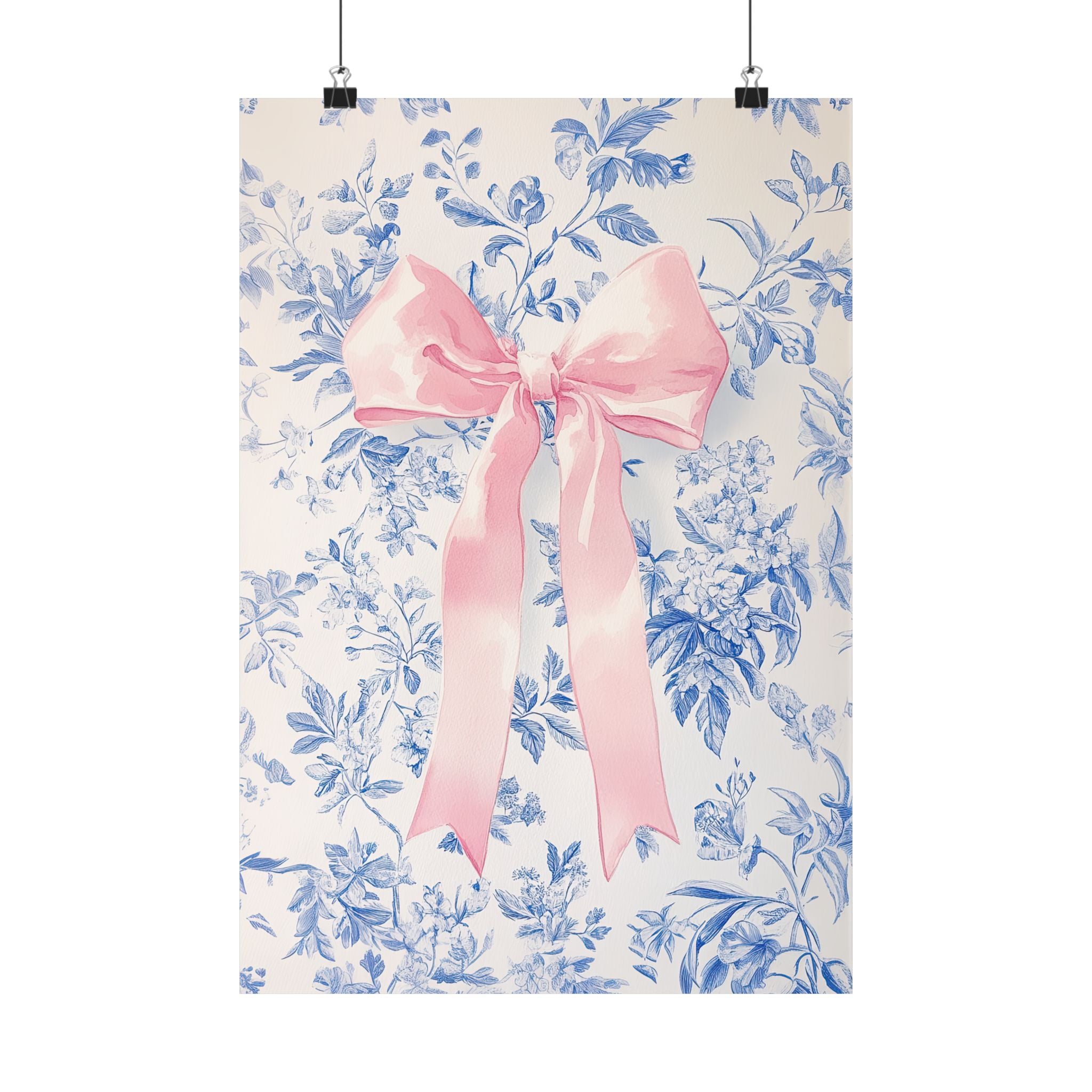 Pink Bow Floralscape