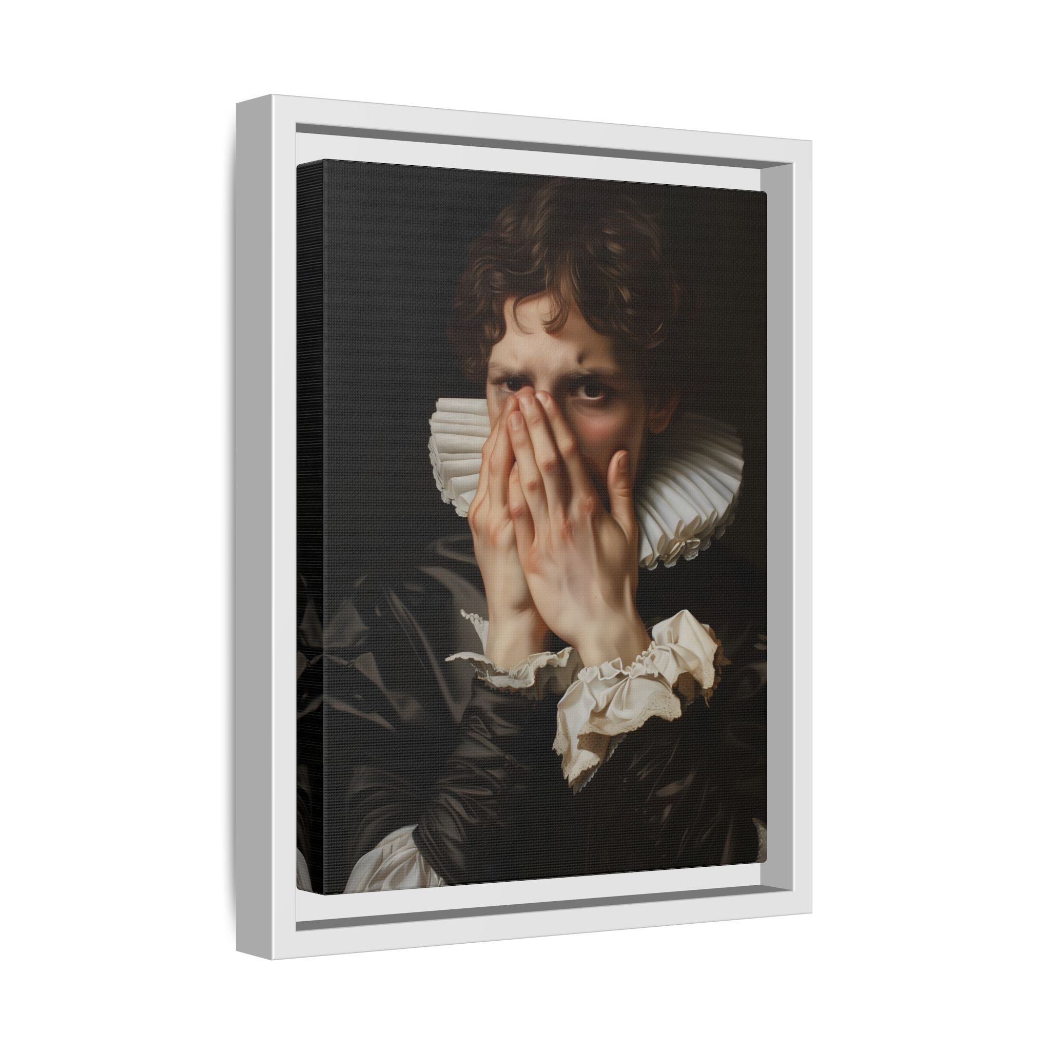 Framed Canvas - The Foul Flush Reaction