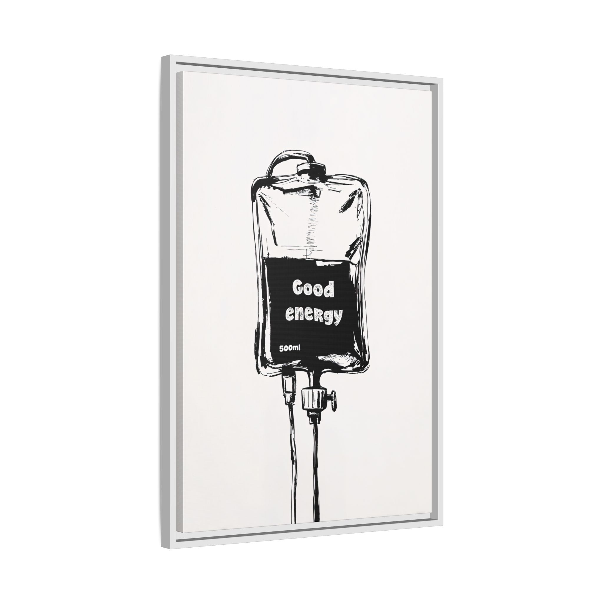 Framed Canvas - Good Energy IV Bag