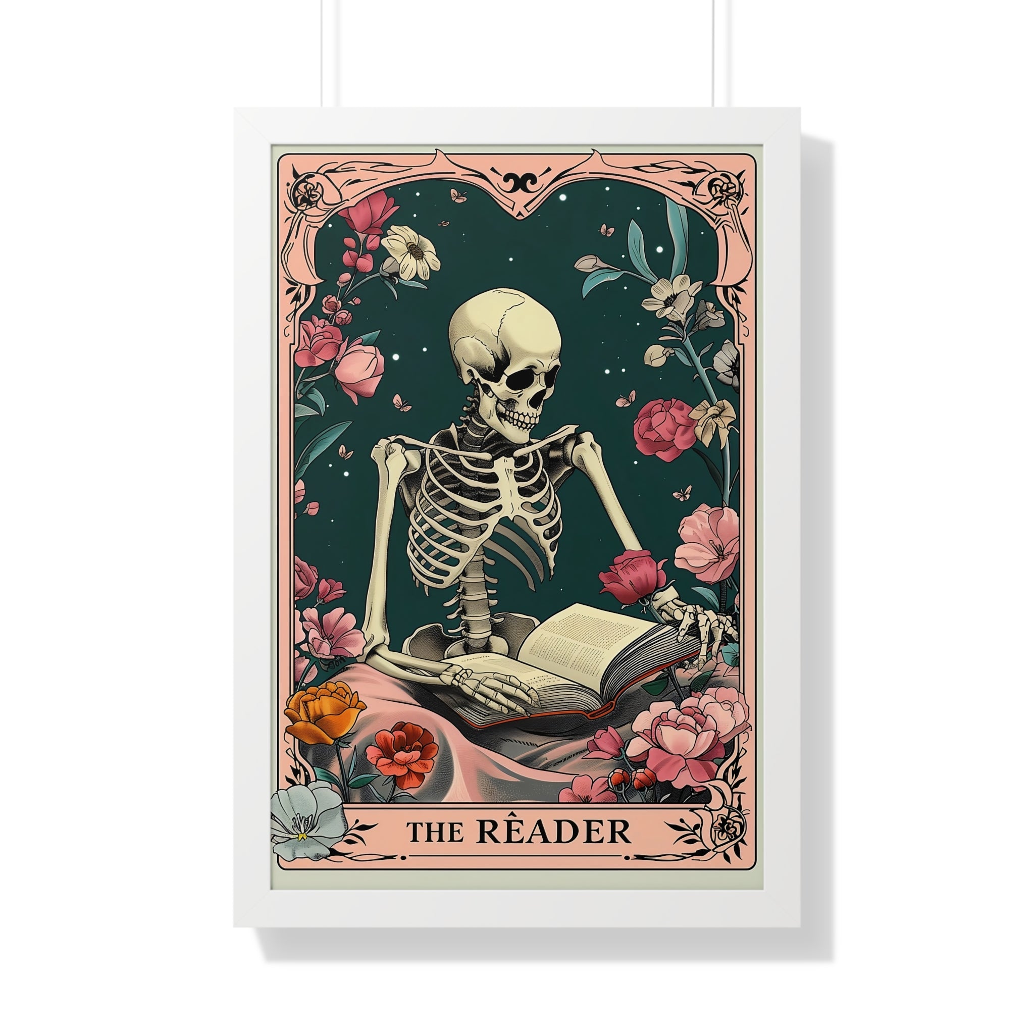 Framed Paper Print - The Eternal Reader