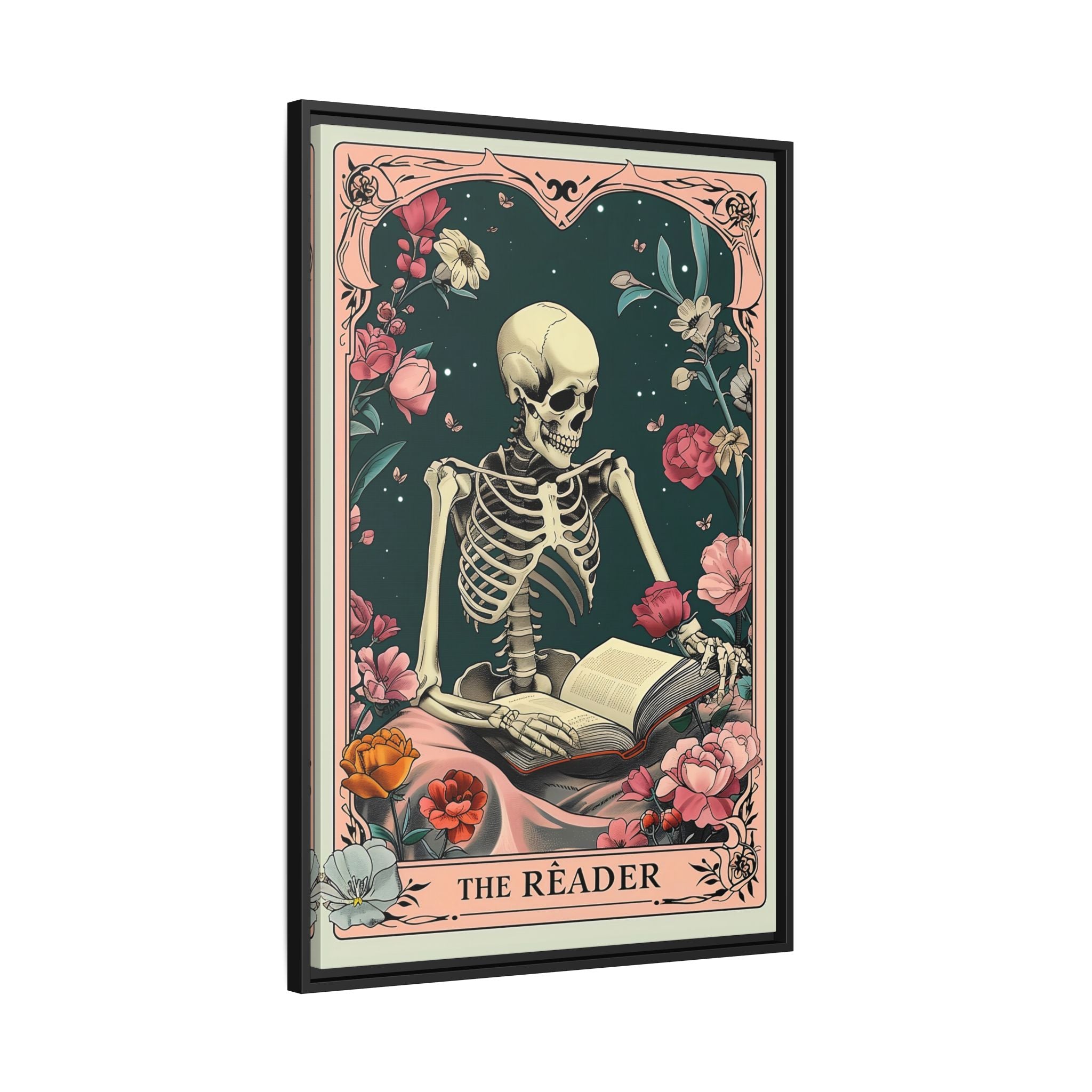 Framed Canvas - The Eternal Reader