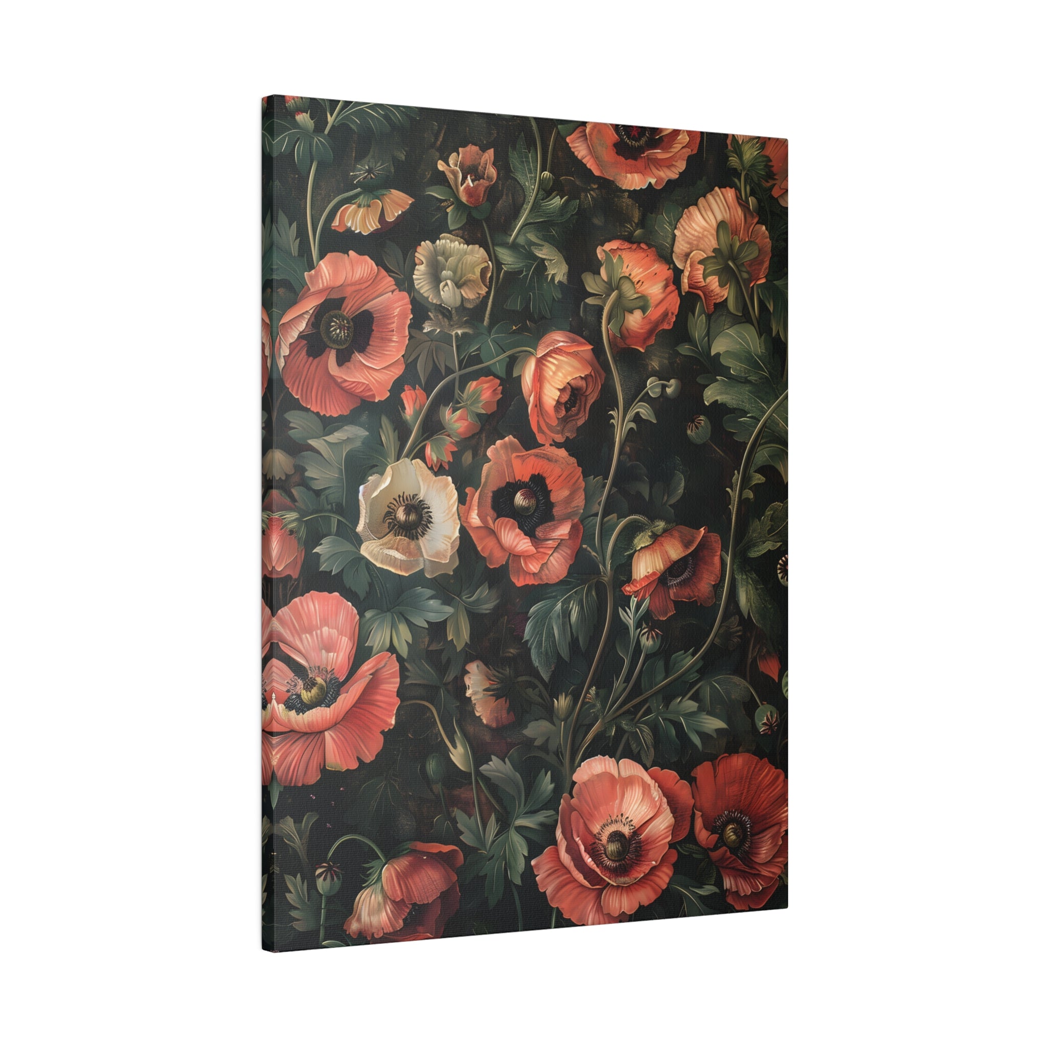 .75" Matte Canvas - Enchanted Poppy Reverie