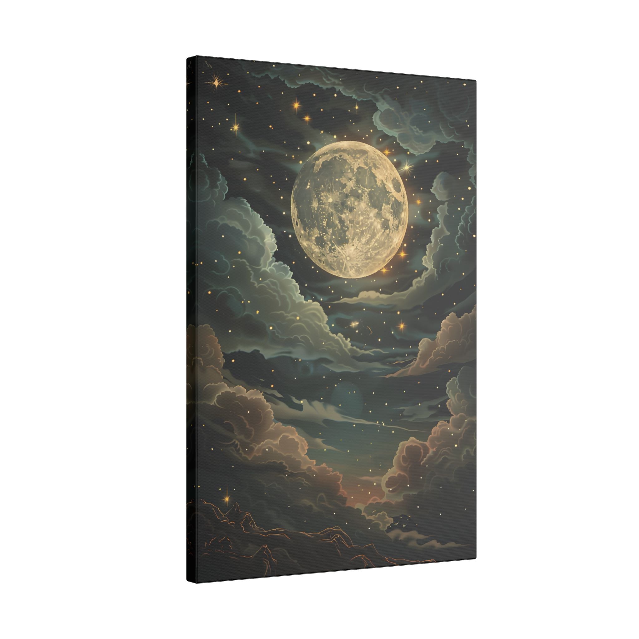 .75" Matte Canvas - Enchanting Lunar Glow