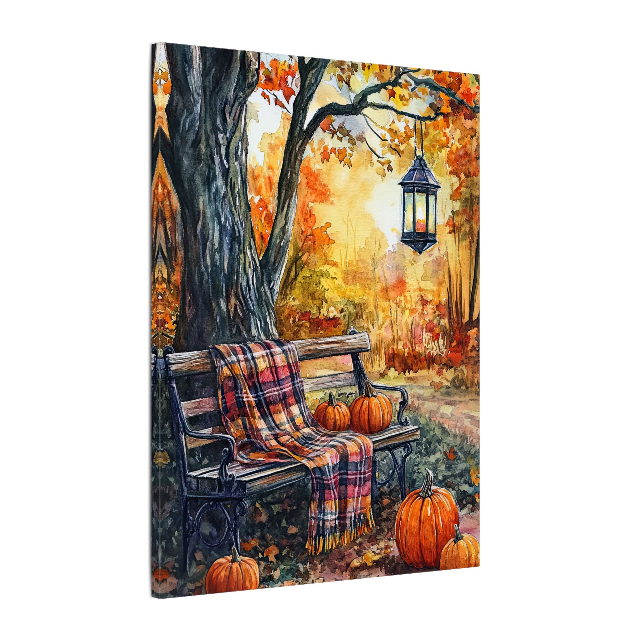 .75" Matte Canvas - Golden Pause in Fall