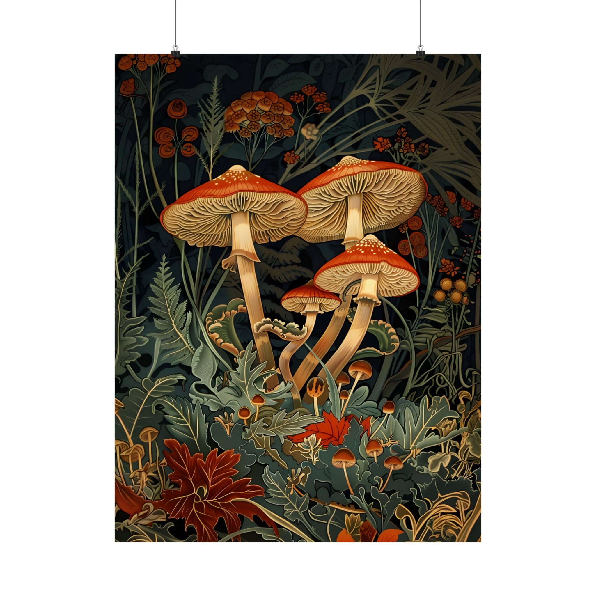 Elegant Mushroom Reverie