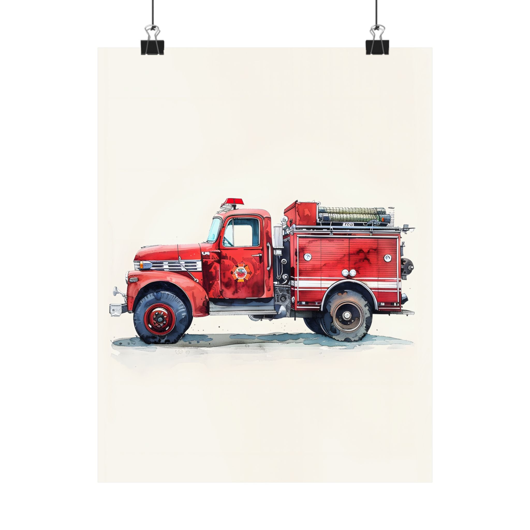 Vintage Firetruck Nursery