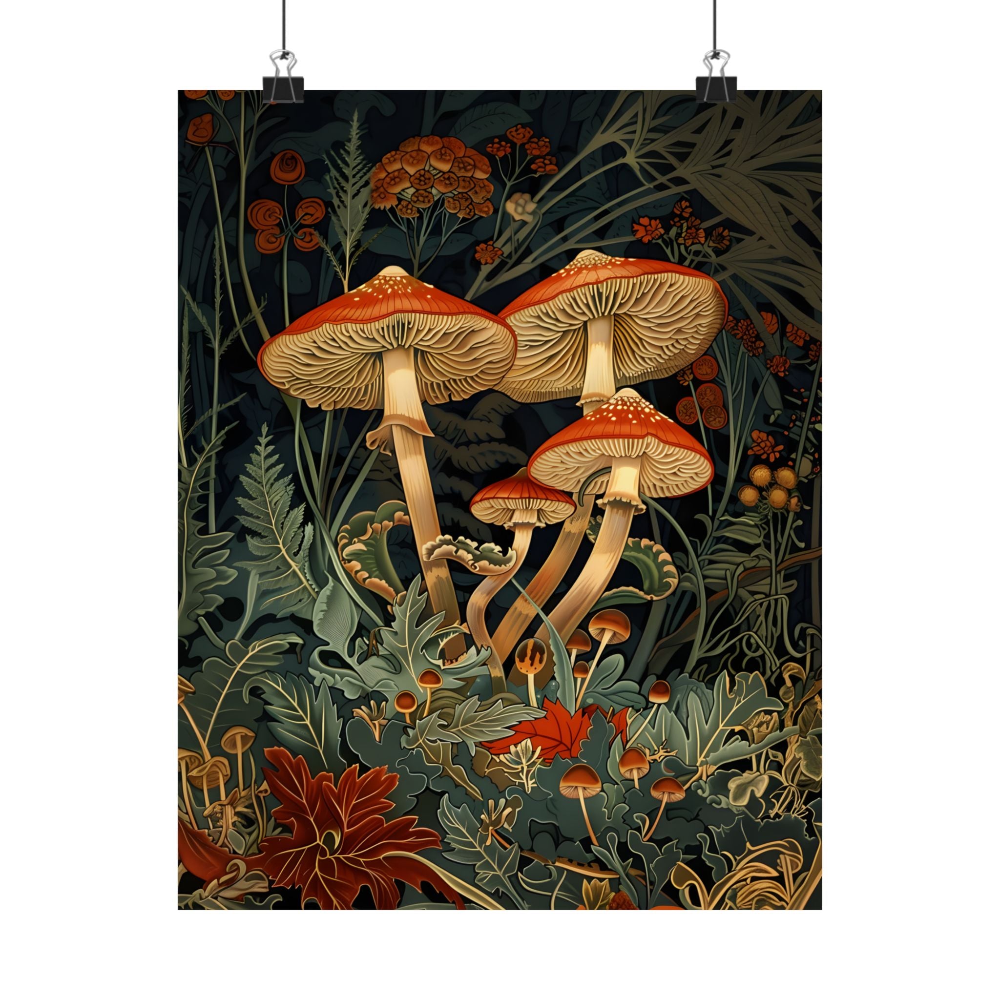 Elegant Mushroom Reverie