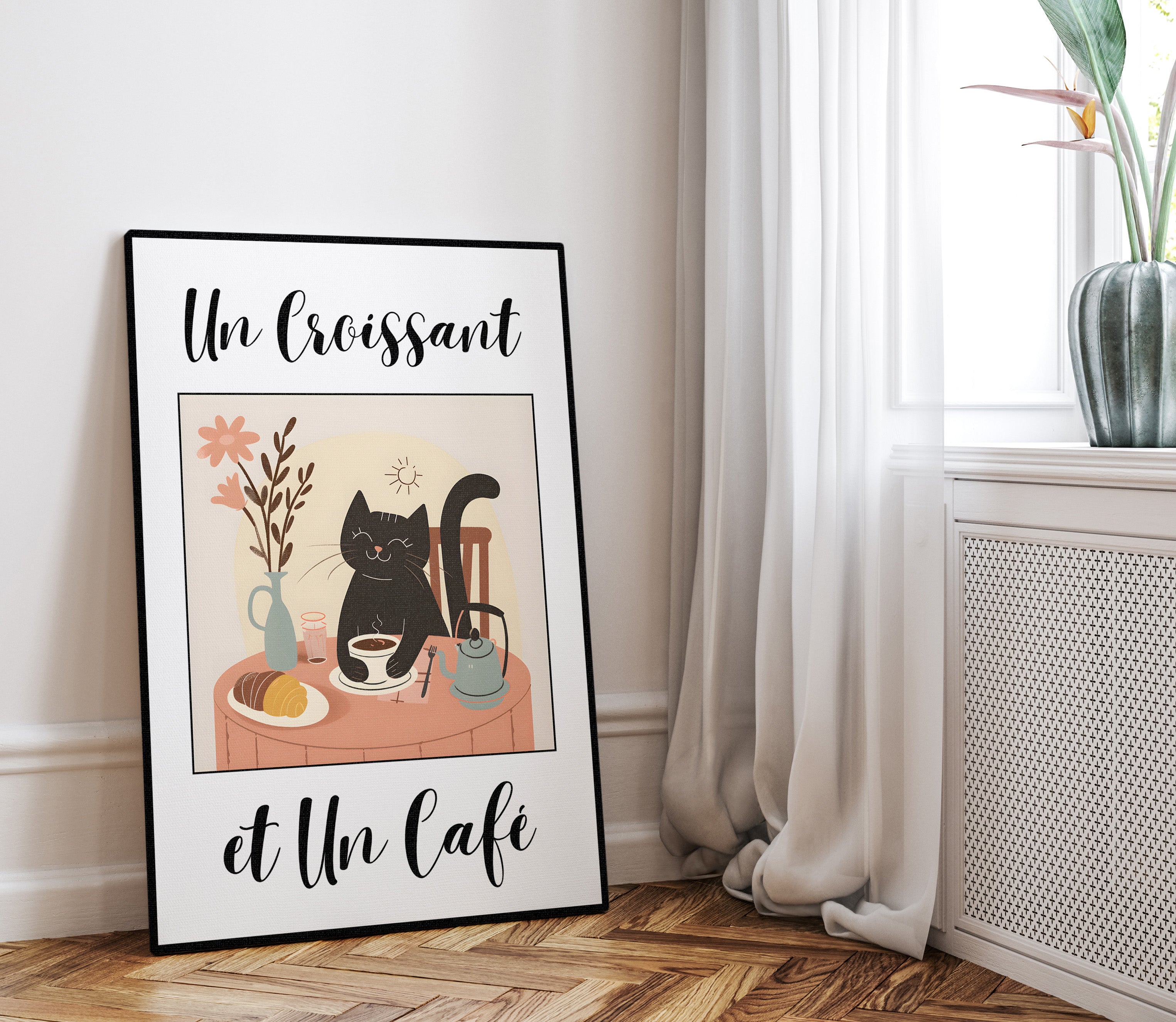 .75" Matte Canvas - Feline&