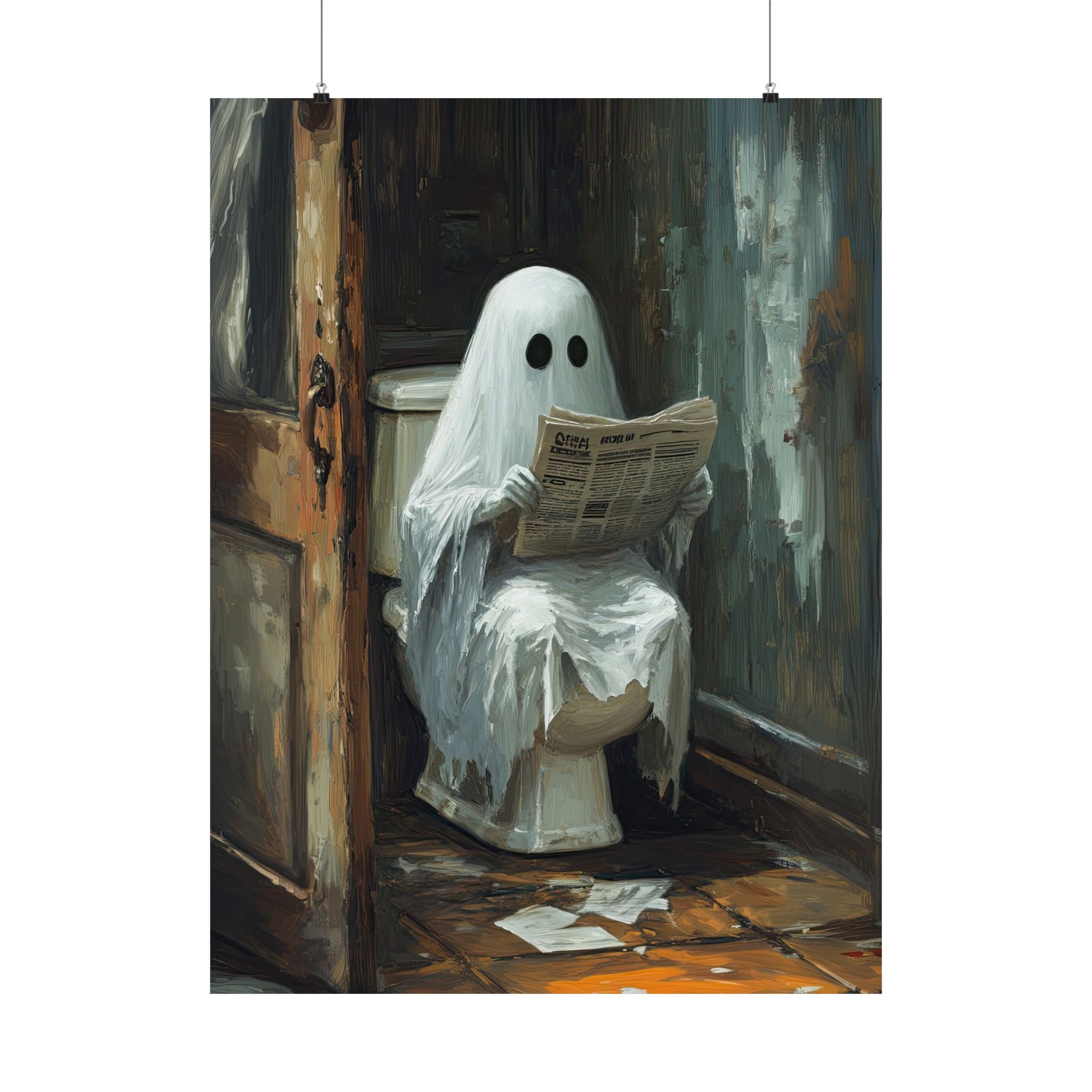 Ghostly Bathroom Break