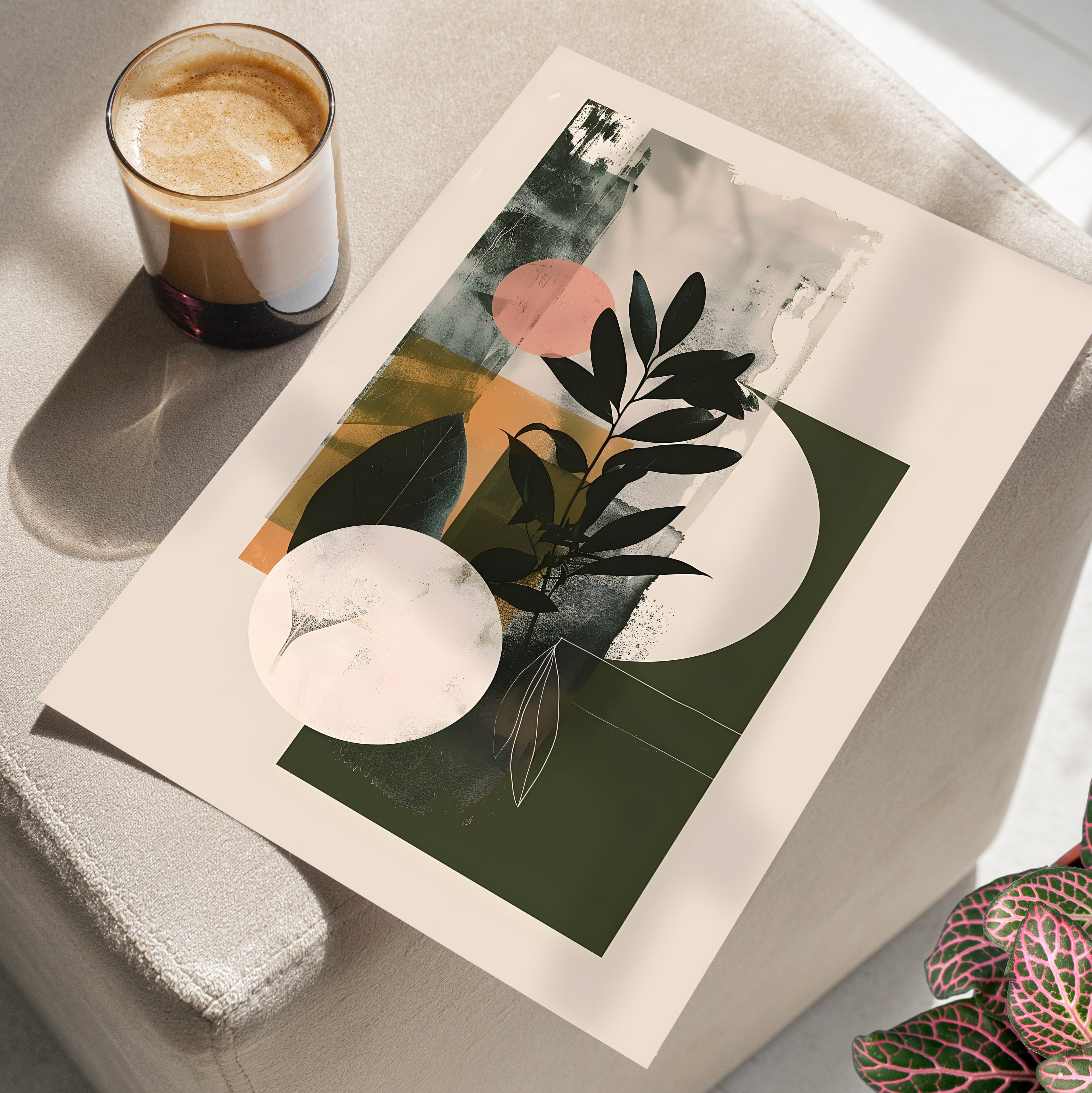 Earthy Geometric Botanicals