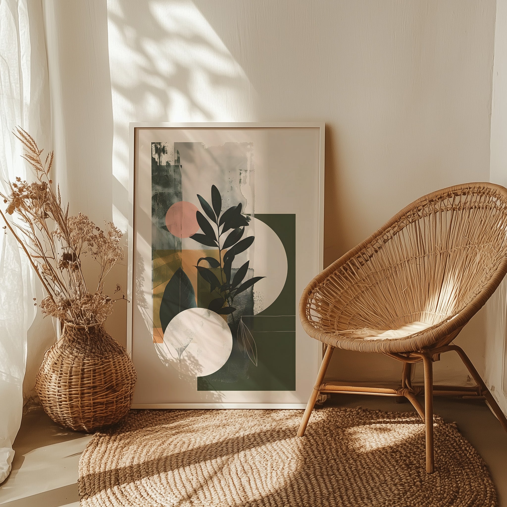 Earthy Geometric Botanicals