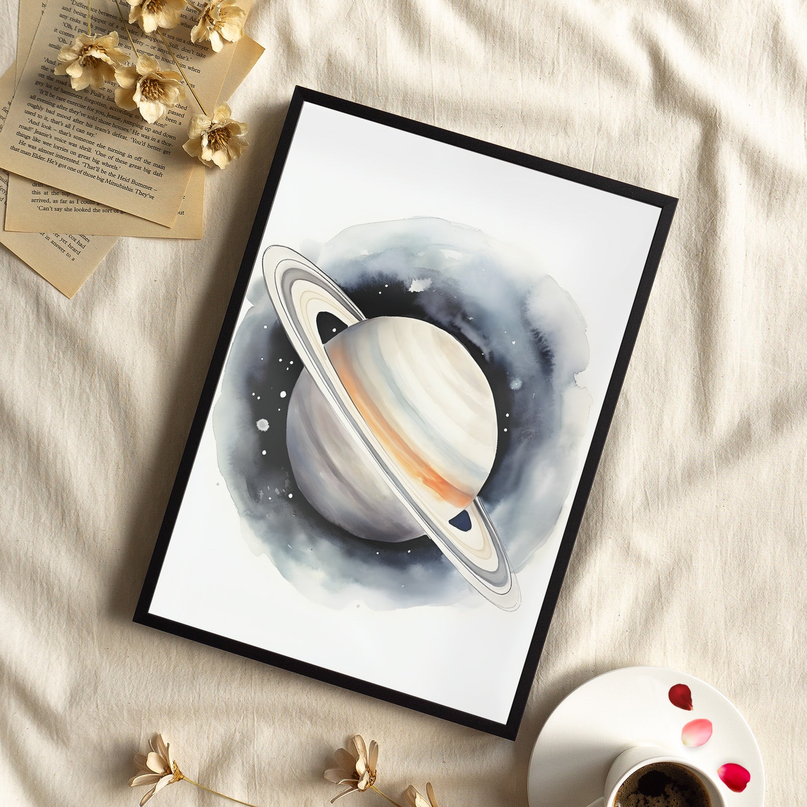 Framed Paper Print - Ringed Wonder Dreamer