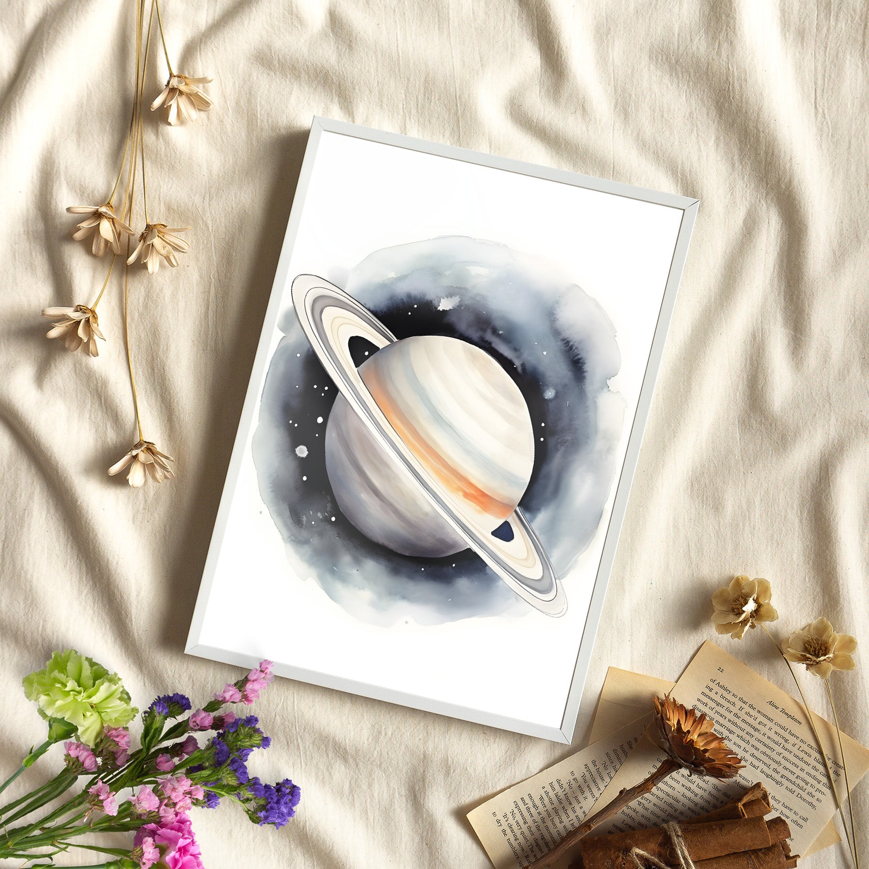 Framed Paper Print - Ringed Wonder Dreamer