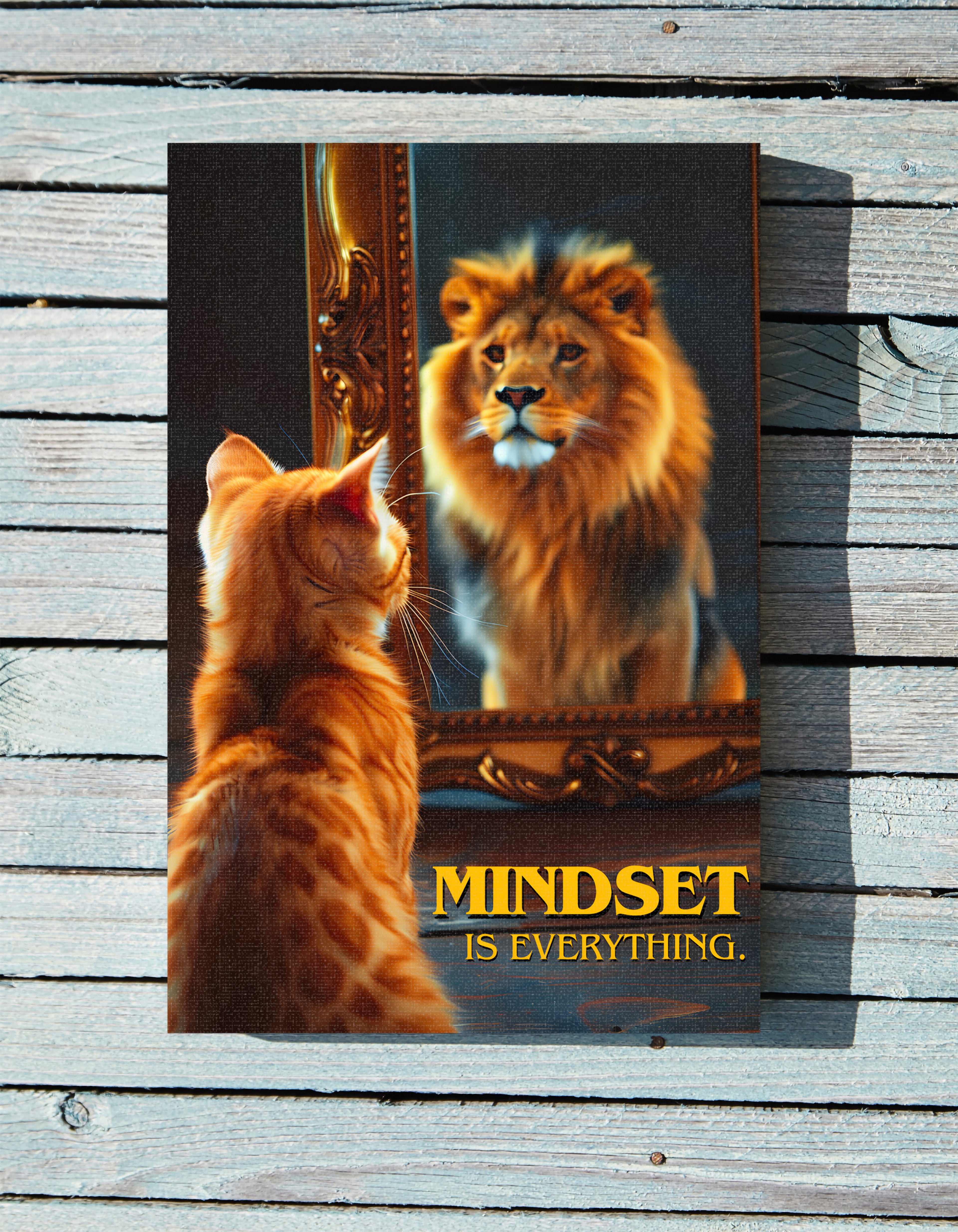 .75" Matte Canvas - Cat&